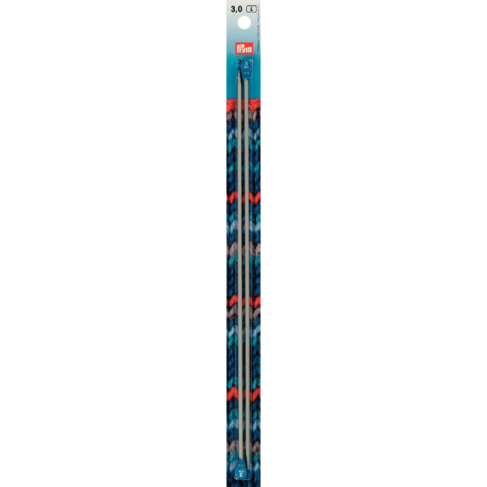 Prym 191452 Breinaalden ALU 30 cm 3,00 mm grijs - Kaart