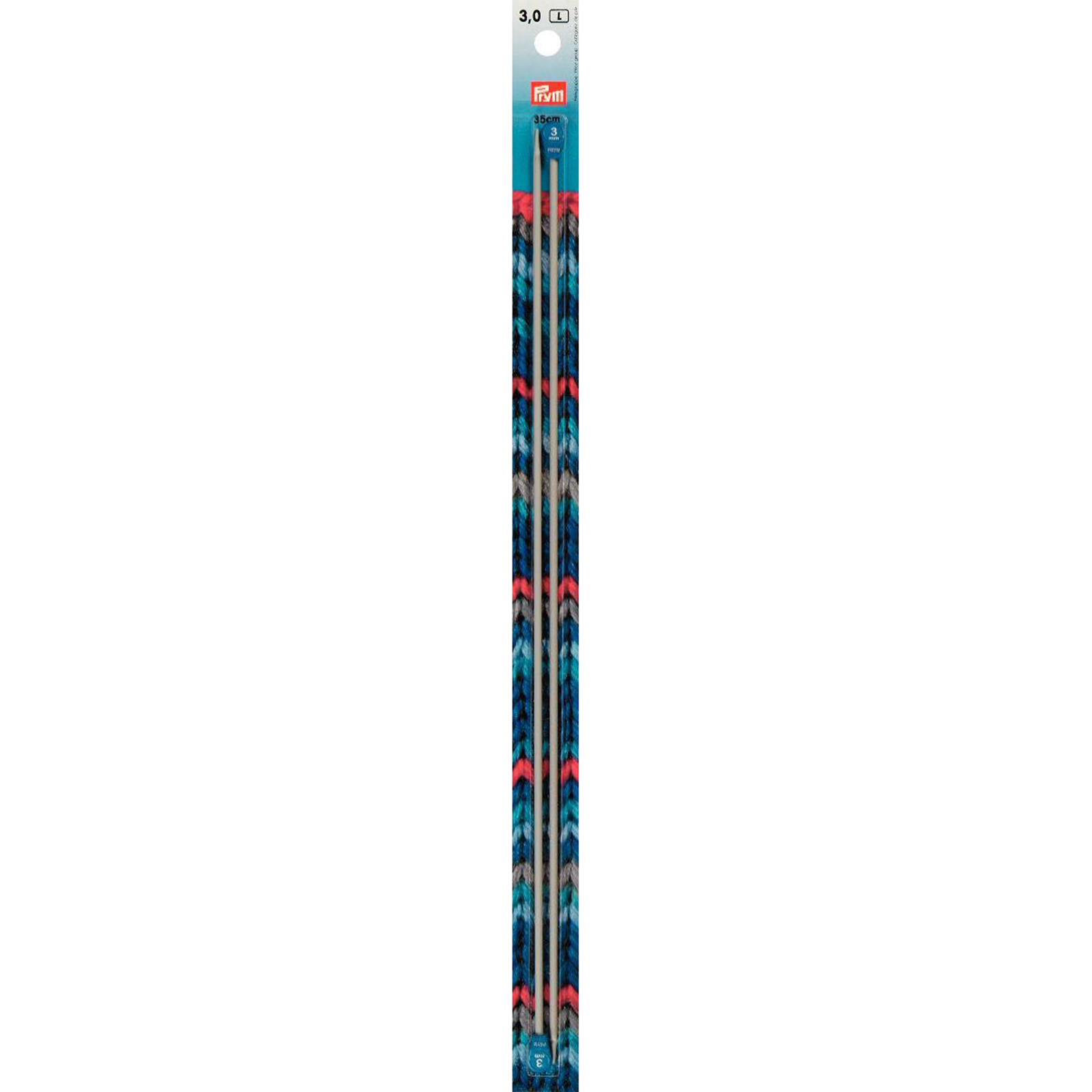 Prym 191463 Breinaalden ALU 35 cm 3,00 mm grijs - Kaart