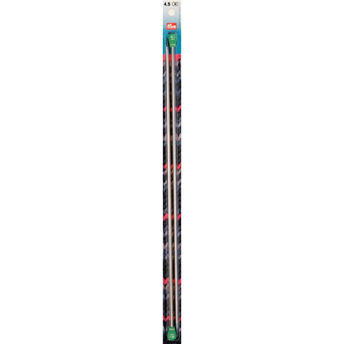 Prym 191612 Breinaalden ALU 40 cm 4,50 mm zilverkleurig - Kaart