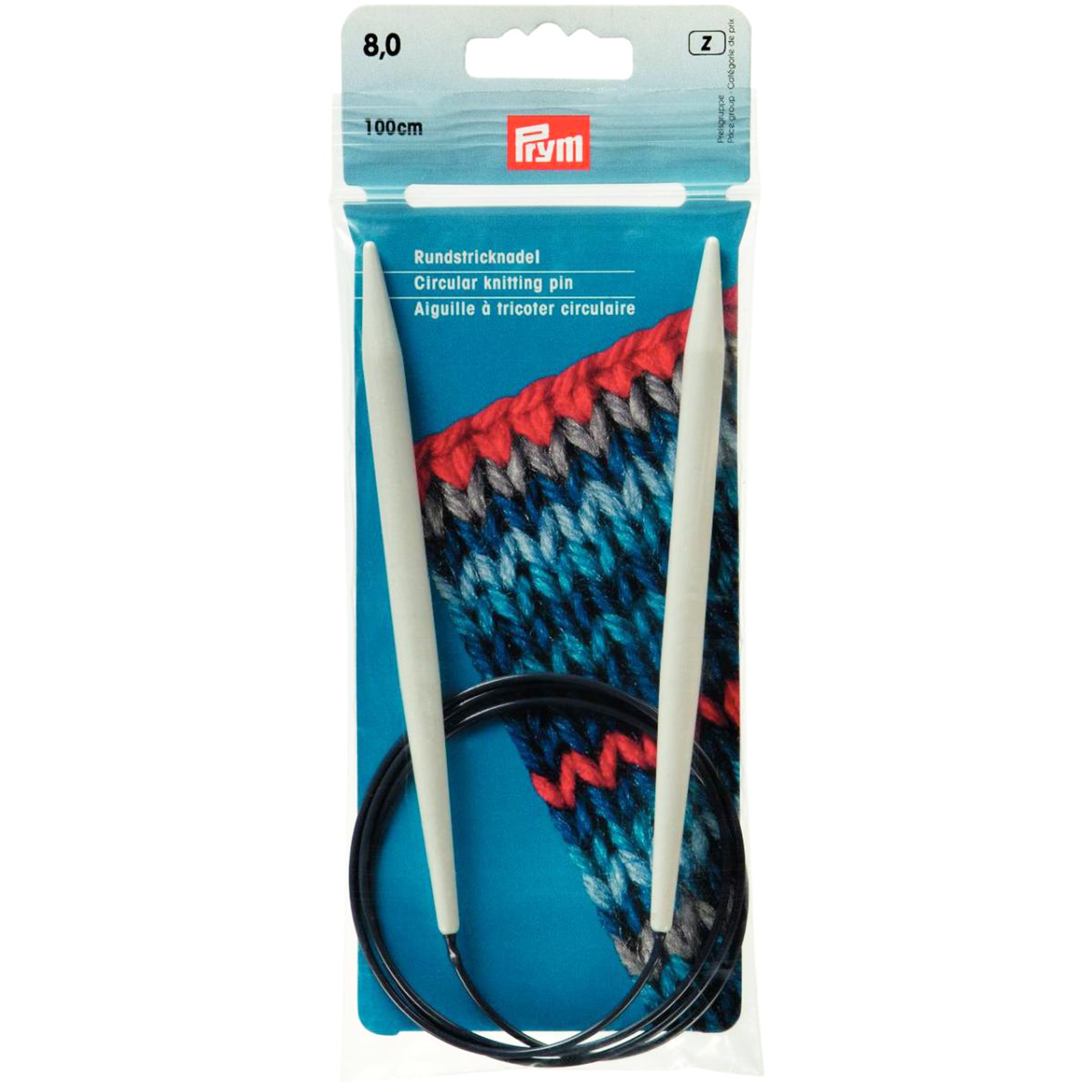 Prym 211170 Rondbreinaald KST grijs 100 cm 8,00 mm - Kaart