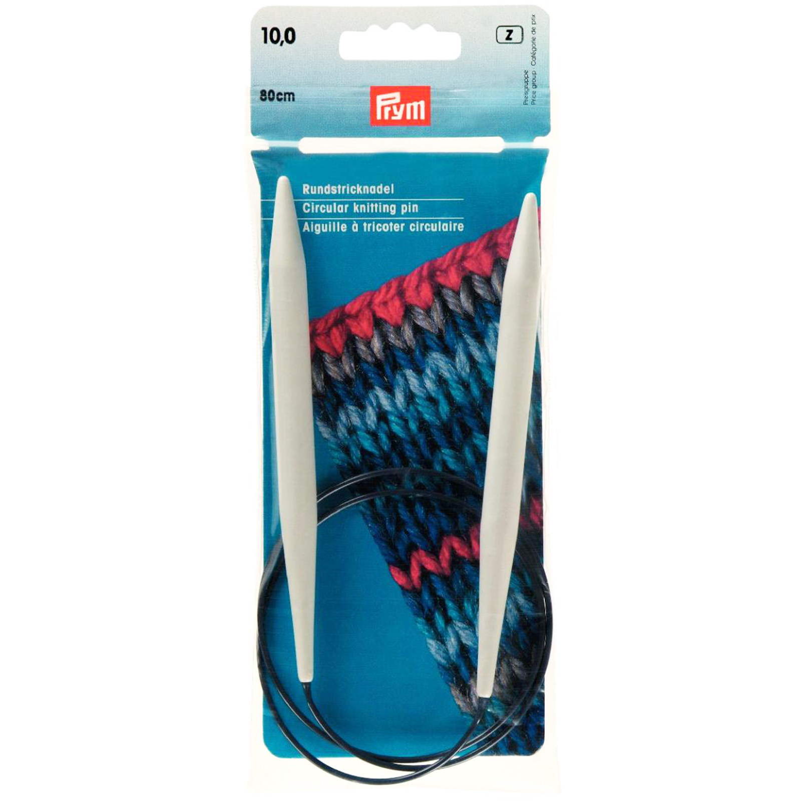 Prym 211192 Rondbreinaald KST grijs 80 cm 10,00 mm - Kaart