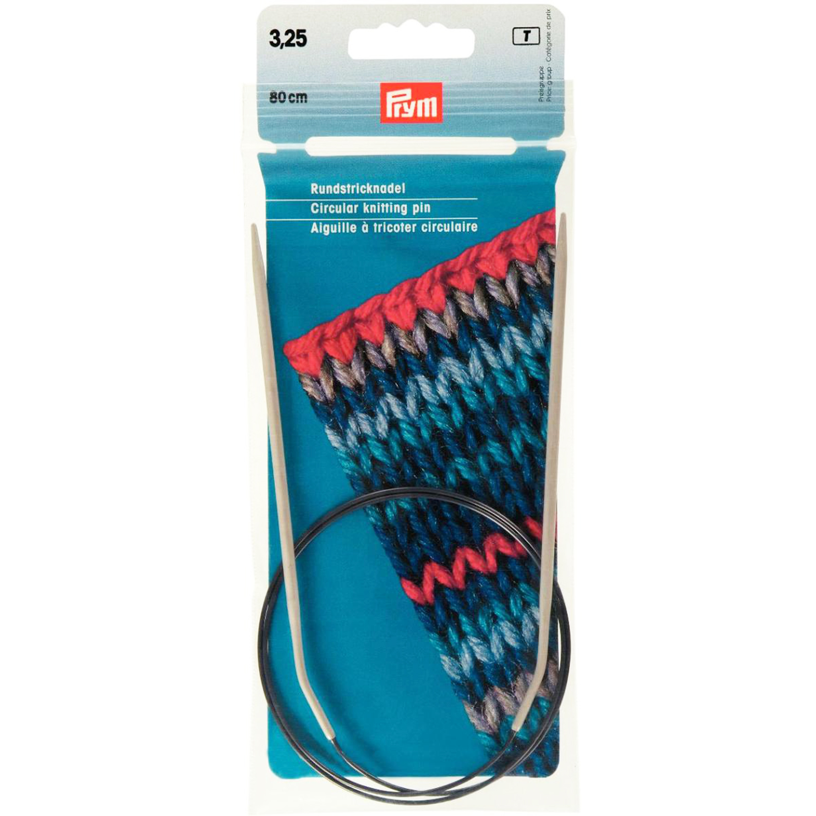 Prym 211242 Rondbreinaald ALU grijs 80 cm 3,25 mm - Kaart