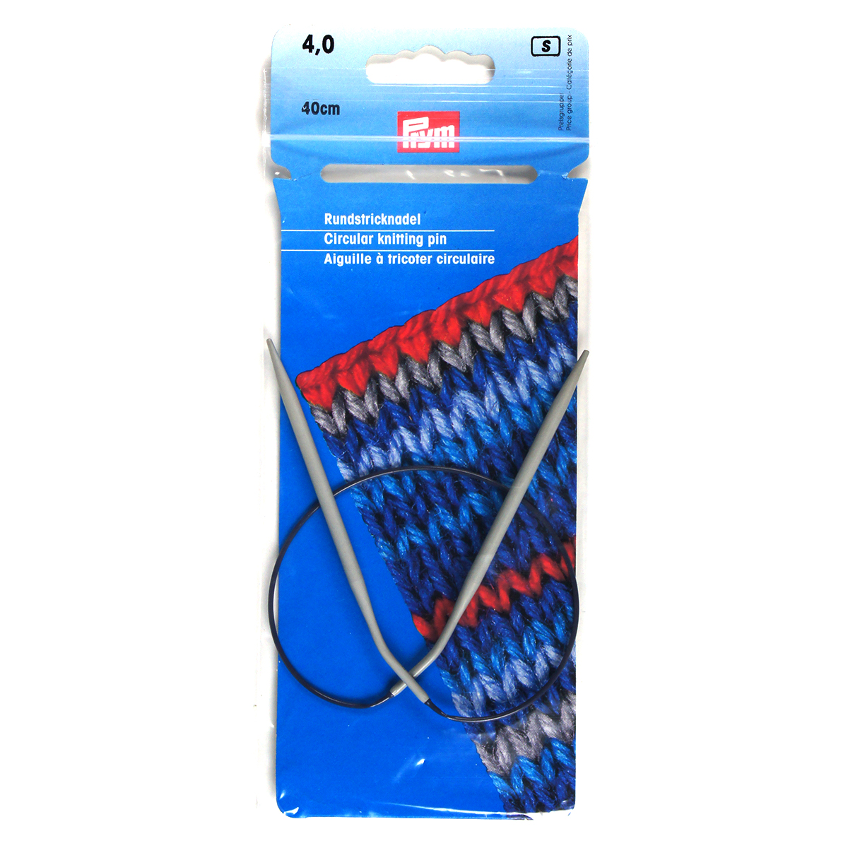 Prym 211260 Rondbreinaald ALU grijs 40 cm 4,00 mm - Kaart