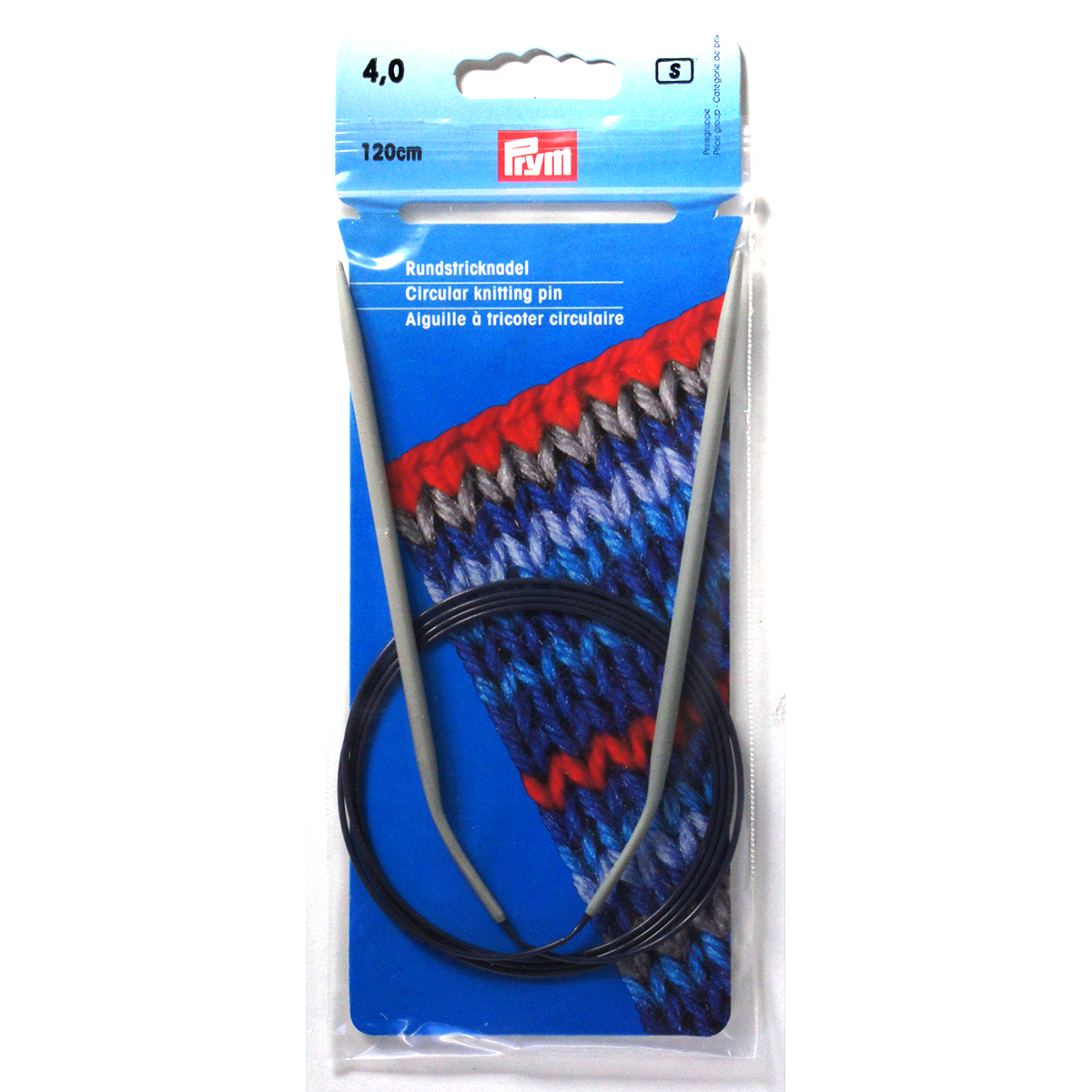 Prym 211268 Rondbreinaald ALU grijs 120 cm 4,00 mm - Kaart