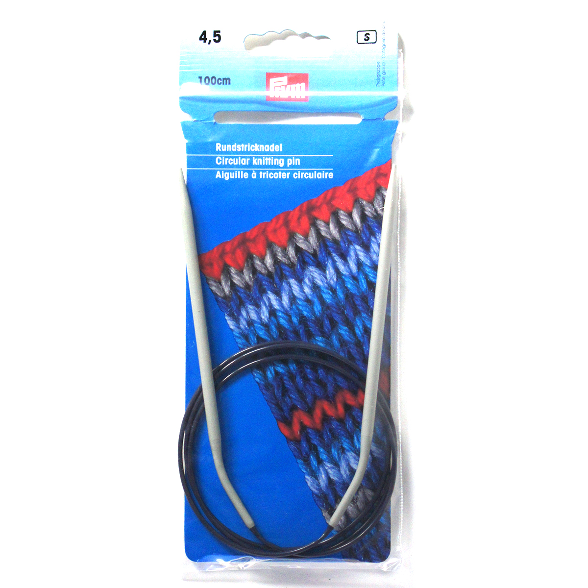 Prym 211281 Rondbreinaald ALU grijs 100 cm 4,50 mm - Kaart