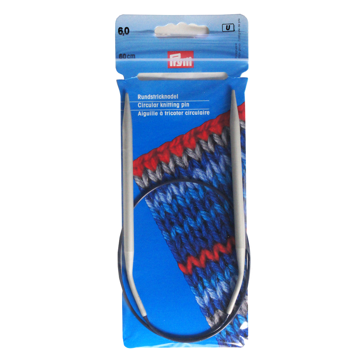 Prym 211307 Rondbreinaald ALU grijs 60 cm 6,00 mm - Kaart