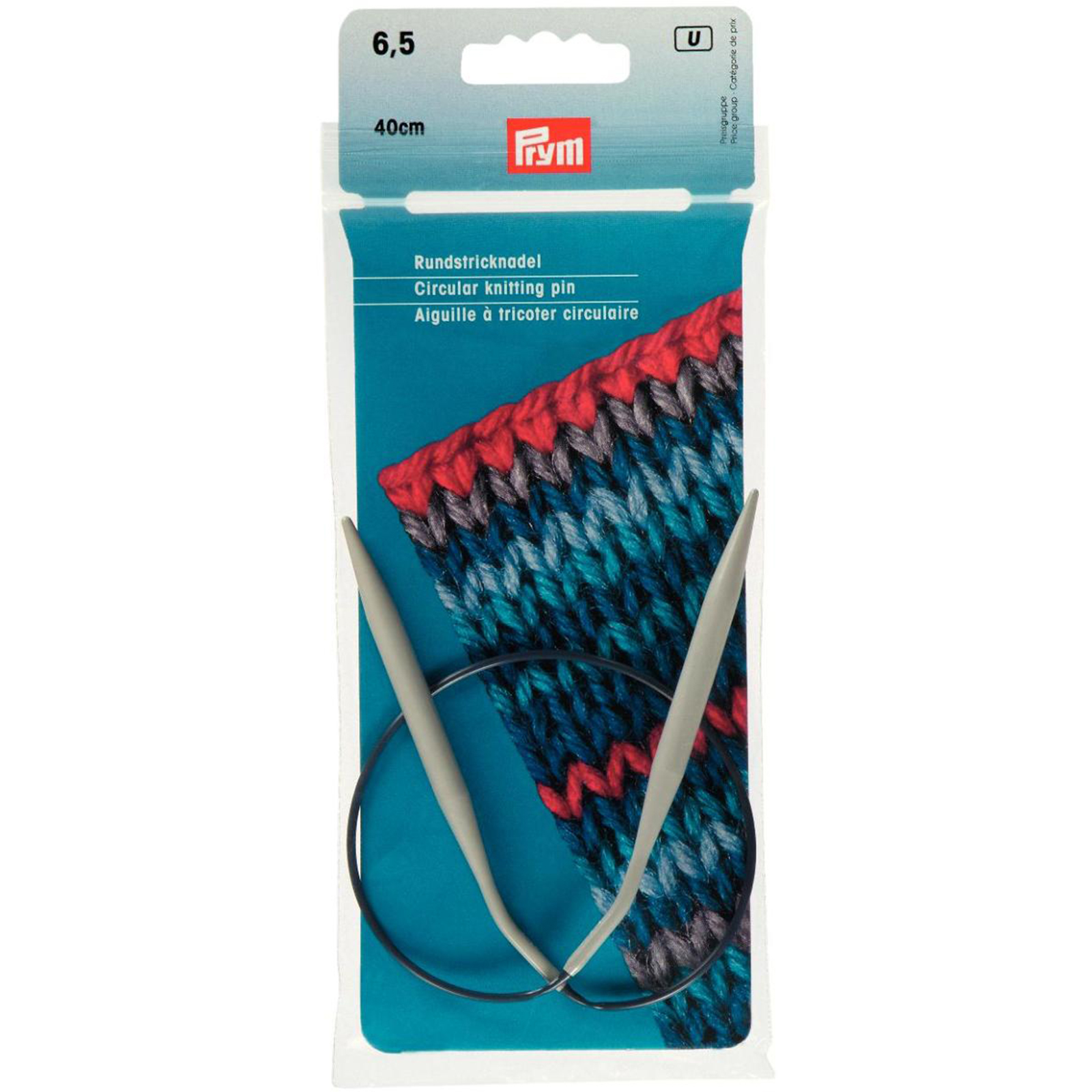 Prym 211372 Rondbreinaald ALU grijs 40 cm 6,50 mm - Kaart