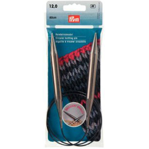 Prym 212244 Rondbreinaald MS zilverkleurig 80 cm 12,00 mm - STUK