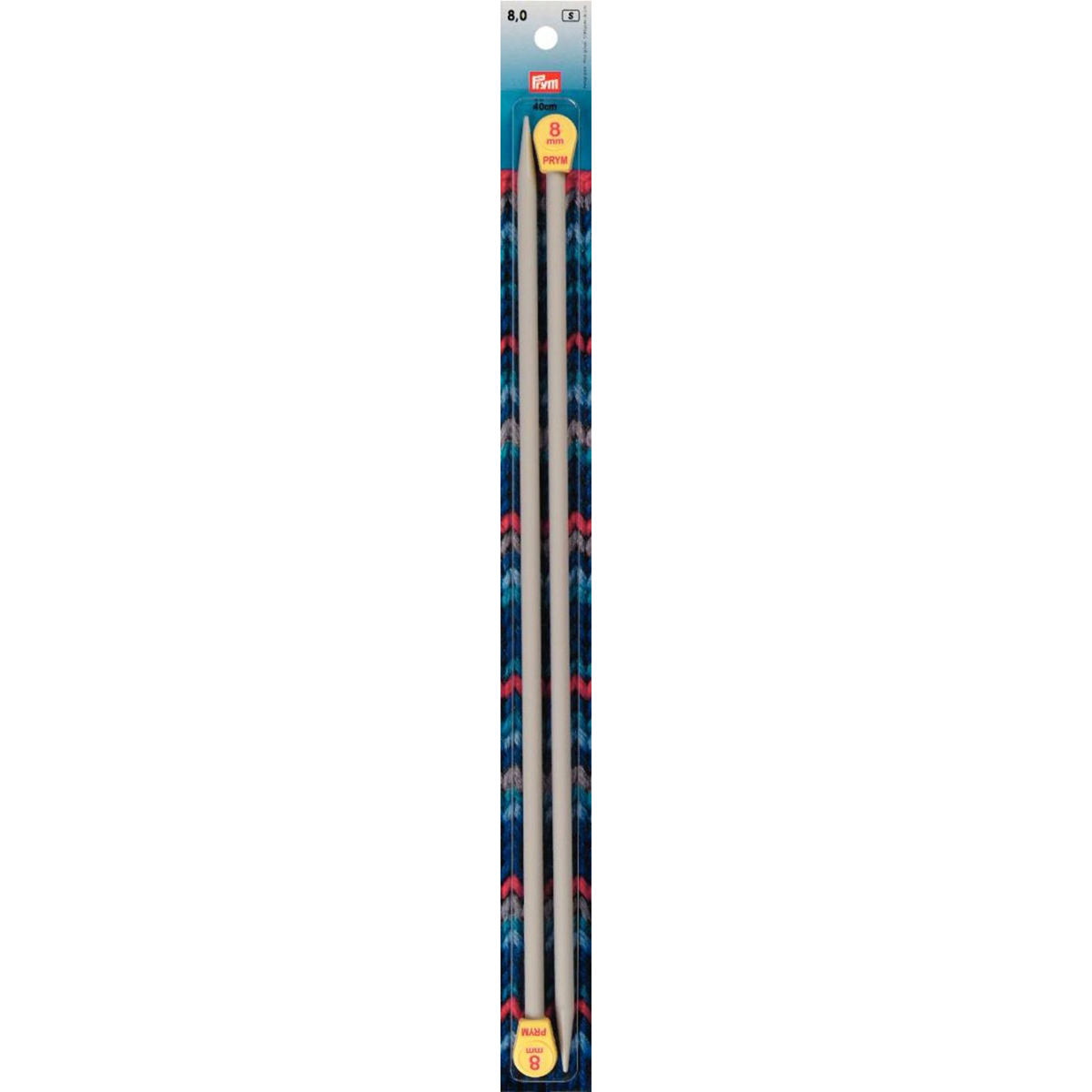 Prym 218230 Breinaalden KST grijs 40 cm 8,00 mm - Kaart