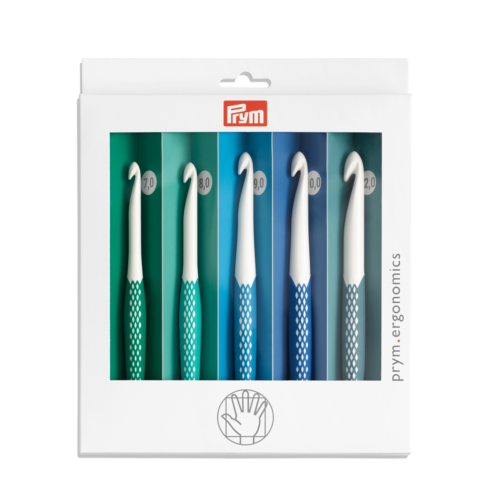 Prym 218441 Wolhaaknaalden ergonomisch set 7-12mm - SET