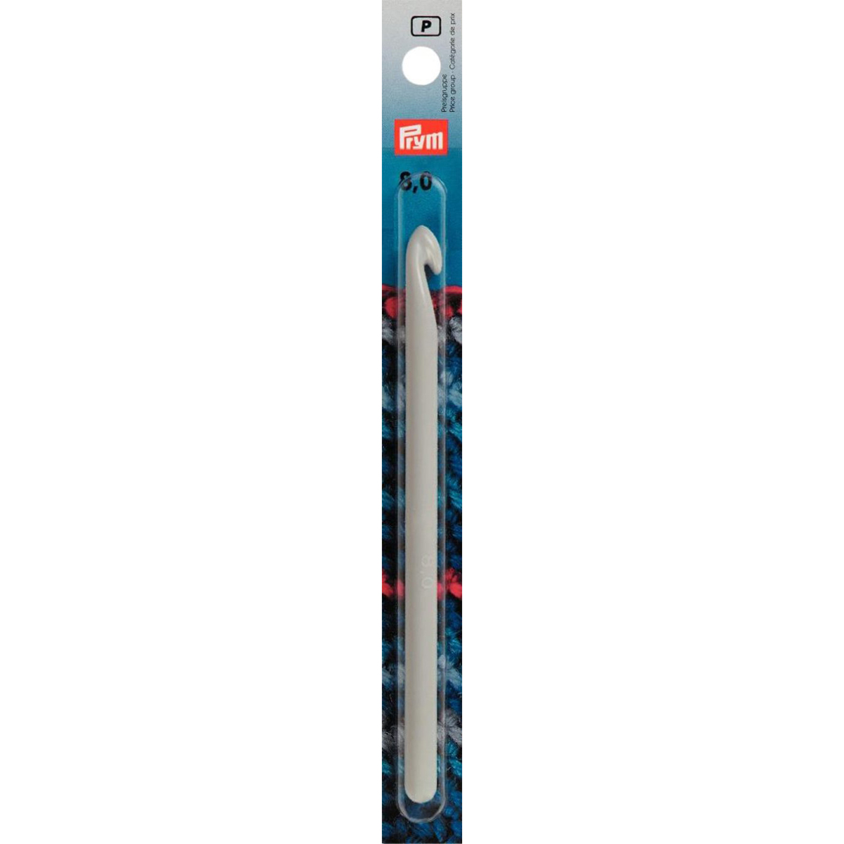 Prym 218501 Wolhaaknaald KST grijs 14 cm 8,00 mm - Kaart