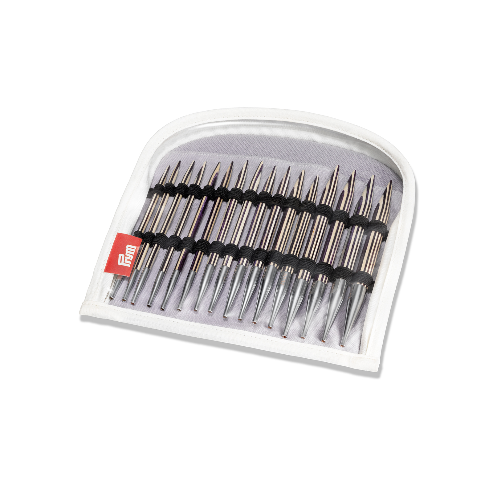 Prym 223801 Rondbreinaalden set NATURAL lil. Stripes 4-10mm - SET