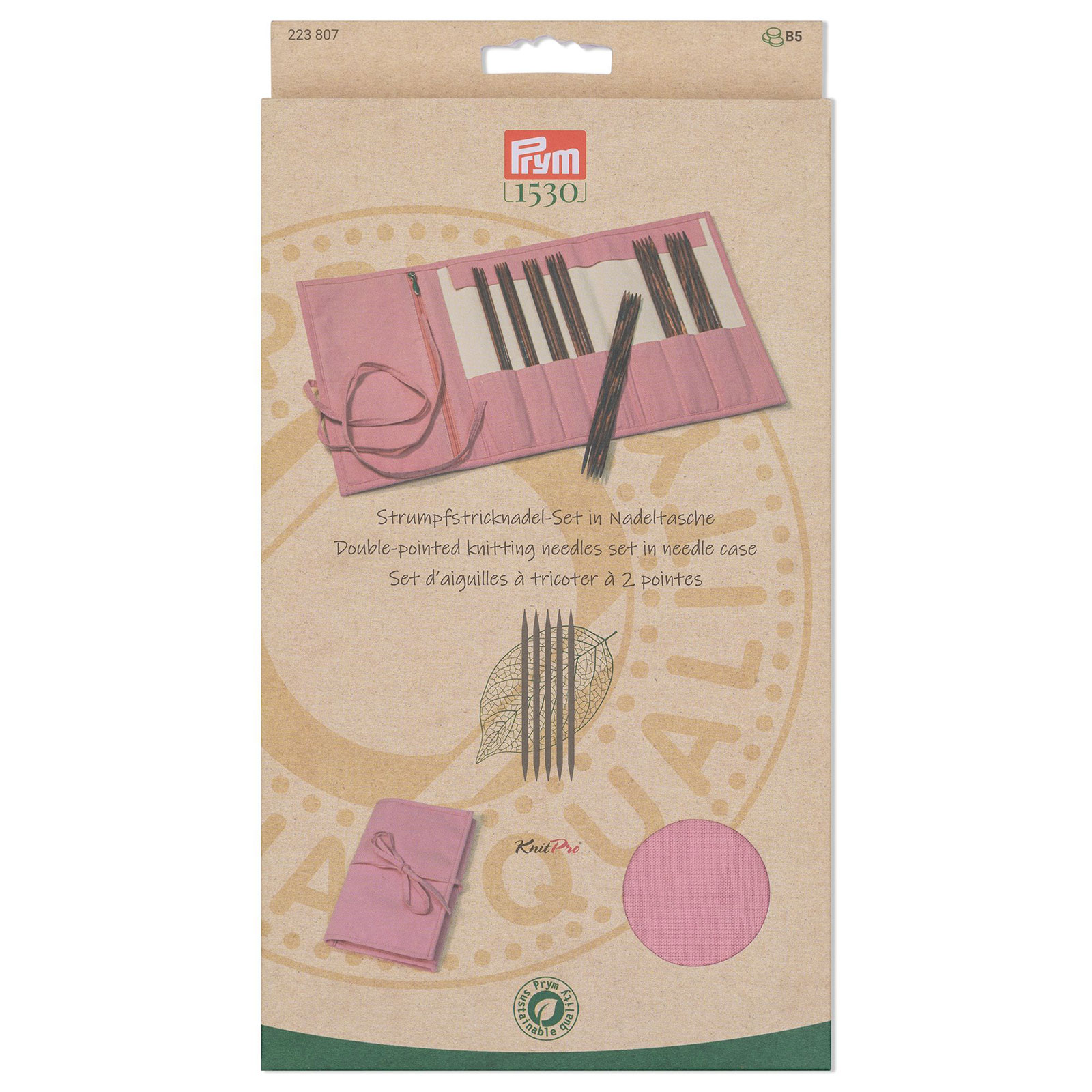 Prym 223807 Kousen breinaaldenset Natural set rosé 2-4,5mm - SET