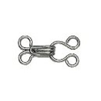 Prym 263238 Haken en ogen MS 2 zilverkleurig - Doos