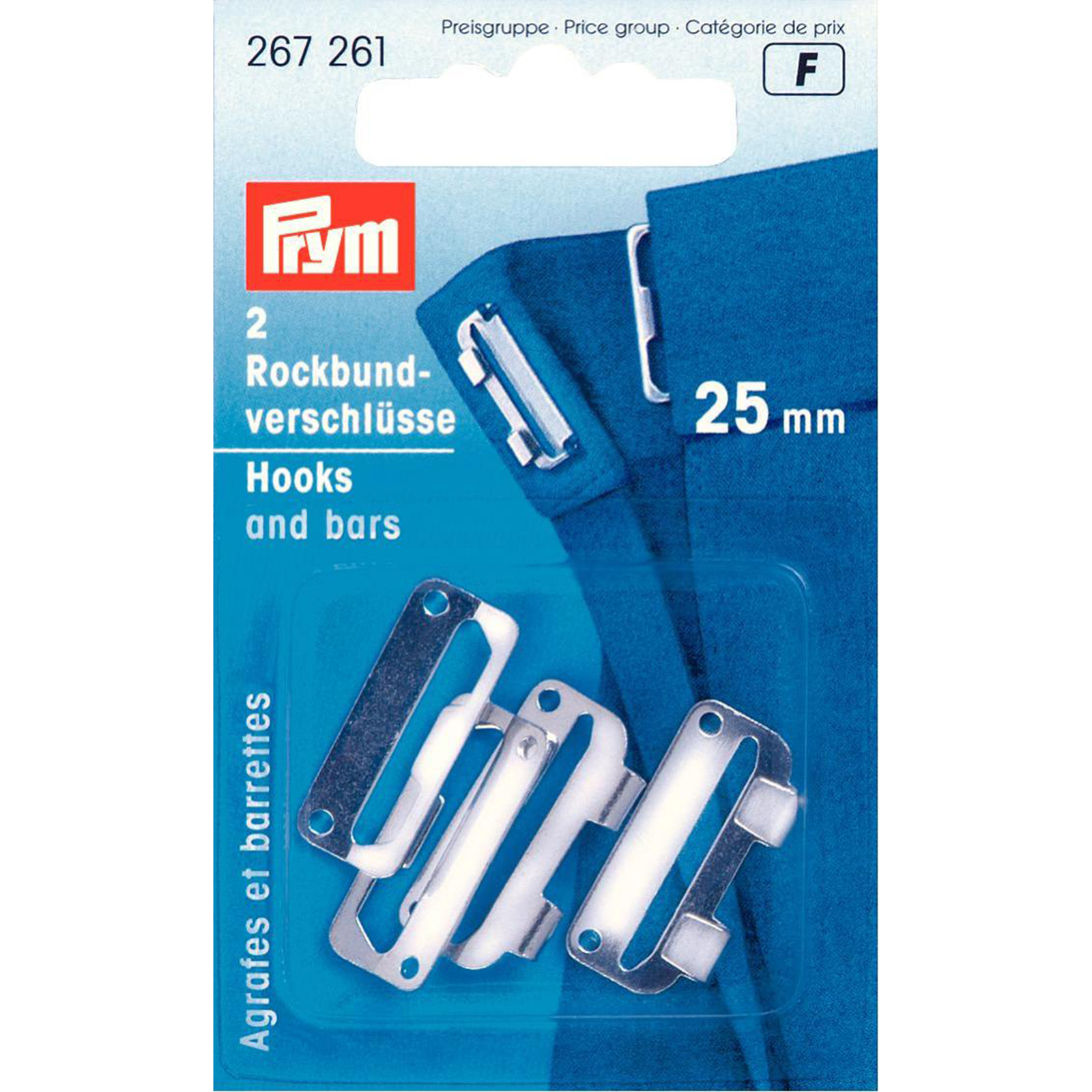 Prym 267261 Rokhaken ST 25 mm zilverkleurig - Kaart