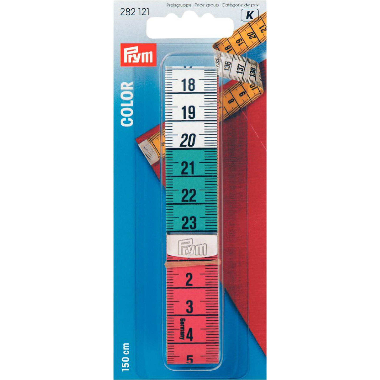 Prym 282121 Centimeter Color cm/cm 150 cm - Kaart