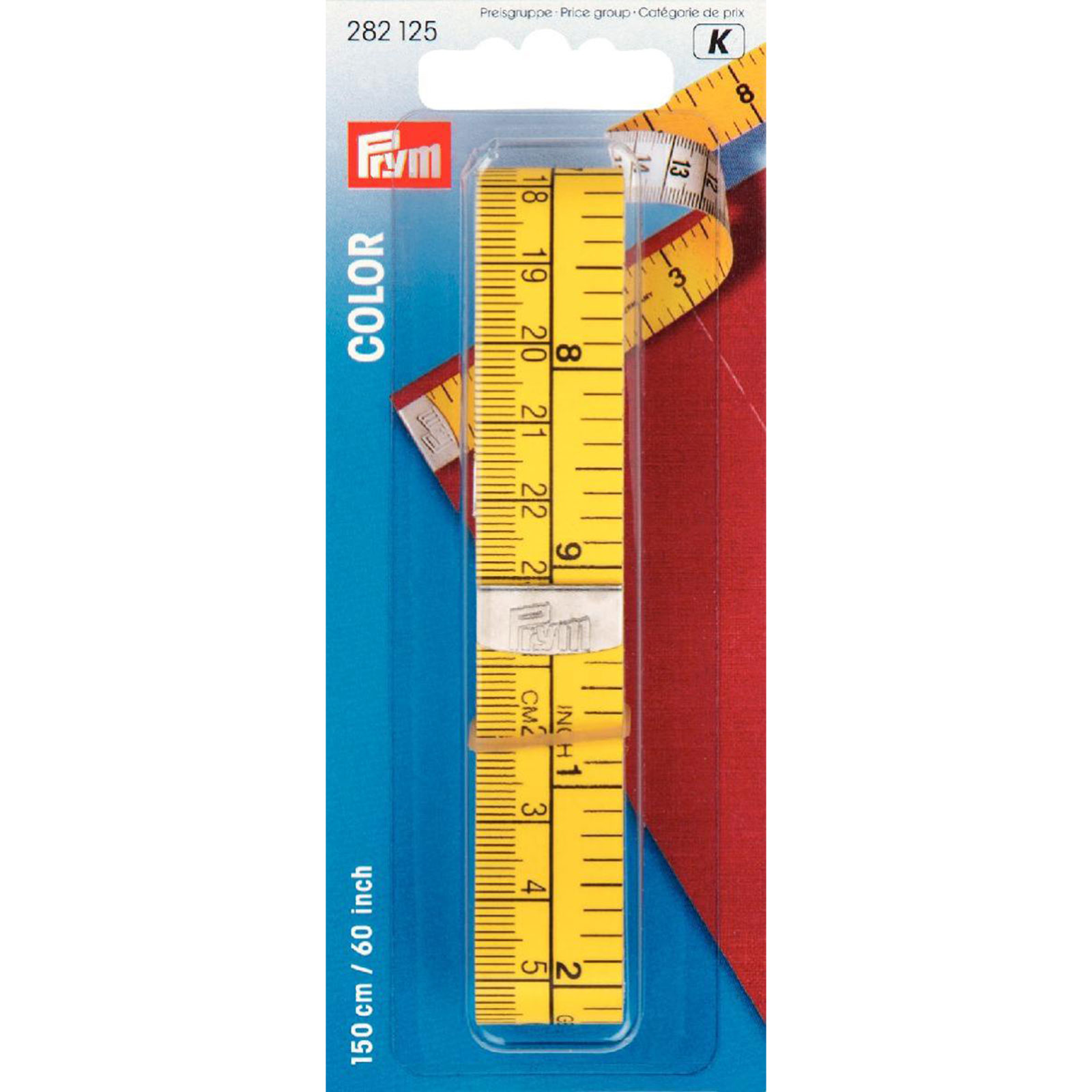 Prym 282125 Centimeter Color analoog cm/inch 150 cm (60 inch) - Kaart