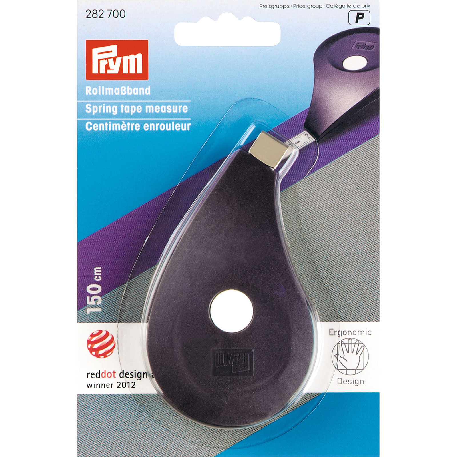 Prym 282700 Rolcentimeter ergonomic 150 cm - Kaart