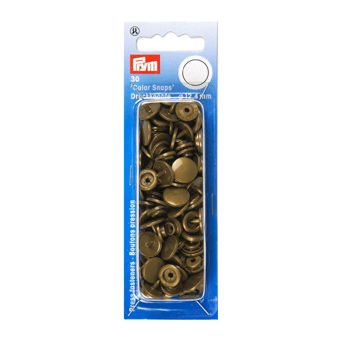 Prym 393111 Drukknoop ColorSnaps 12,4 mm goud - Kaart