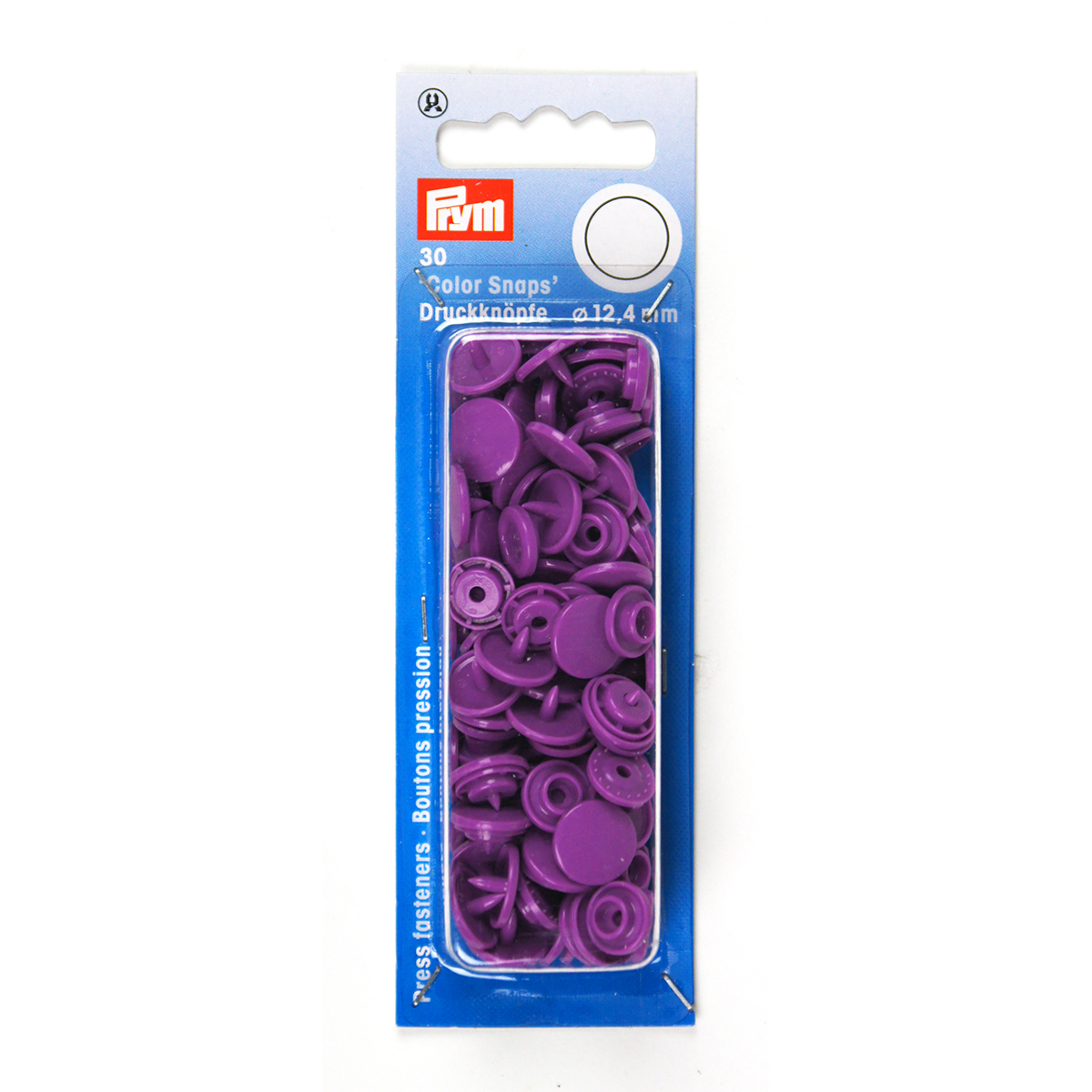 Prym 393141 Drukknoop ColorSnaps 12,4 mm lila - Kaart