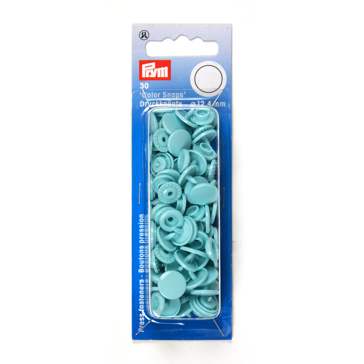 Prym 393159 Drukknoop ColorSnaps 12,4 mm lichtturkoois - Kaart