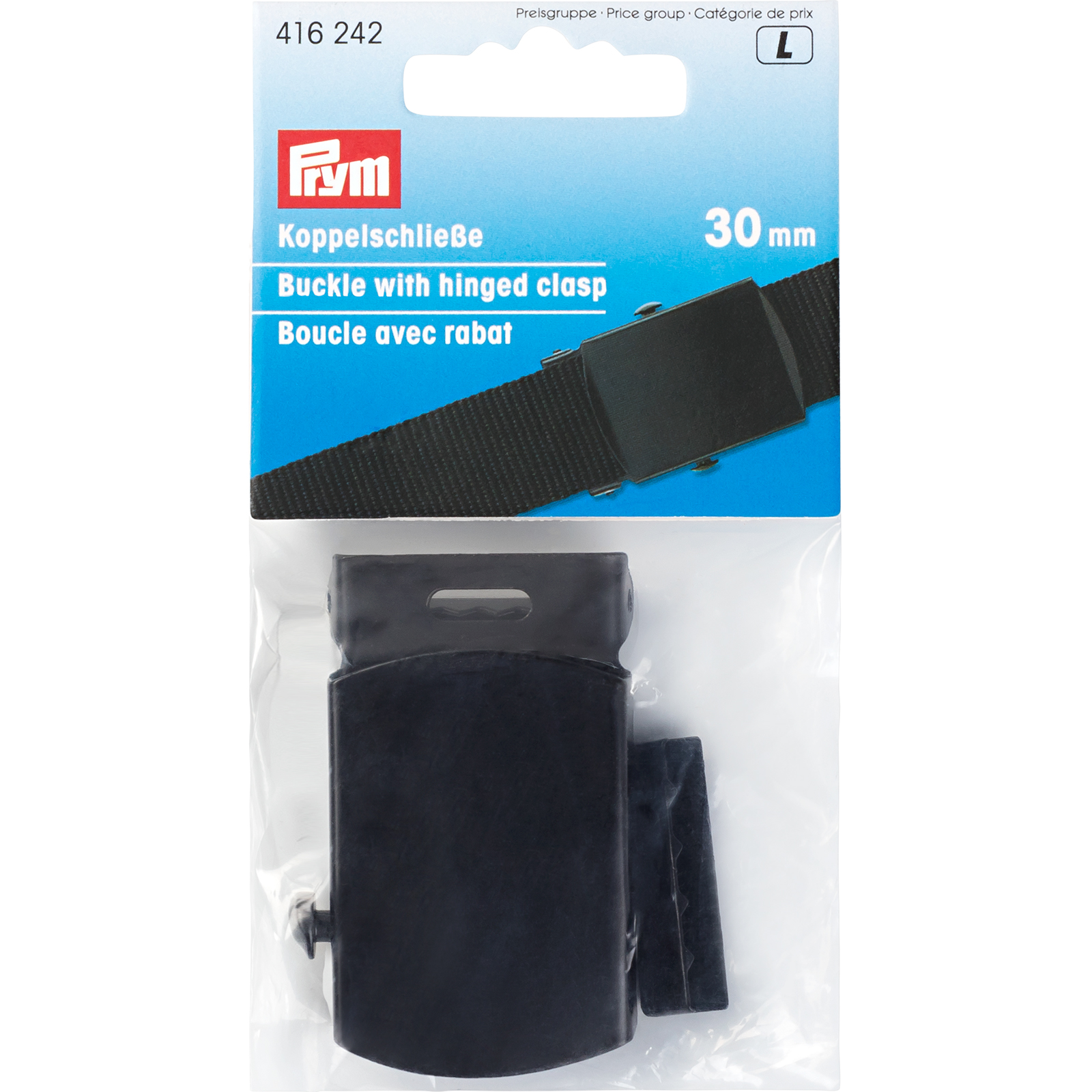 Prym 416242 Sluitgesp 30 mm zwart - Kaart