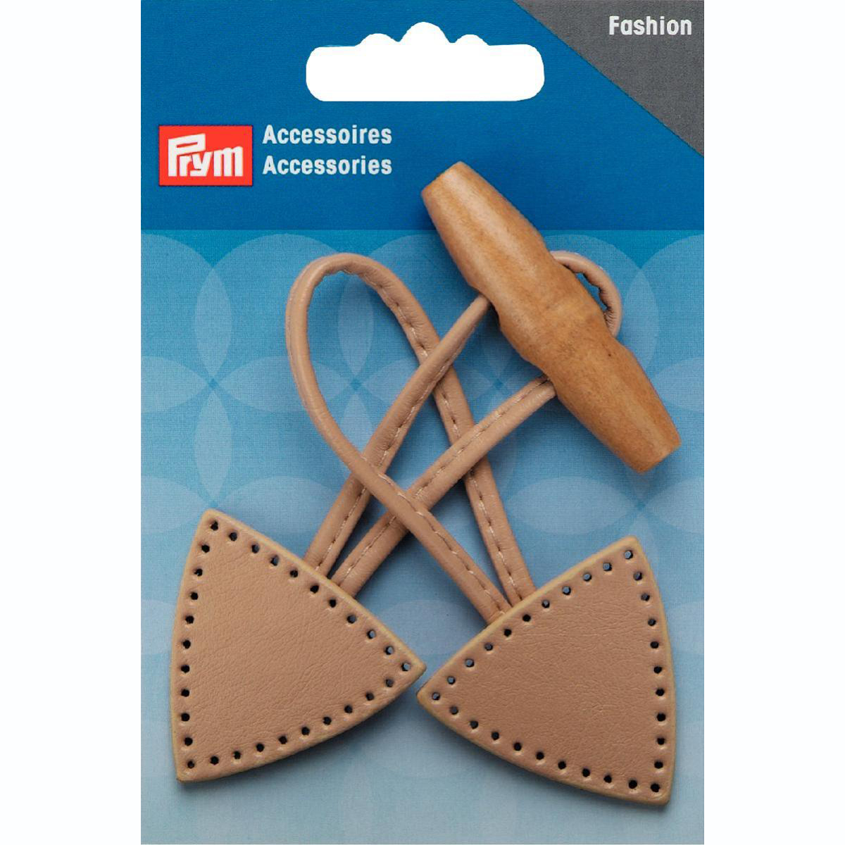 Prym 417712 Sluiting voor duffelcoat 15 x 5 cm beige - Kaart