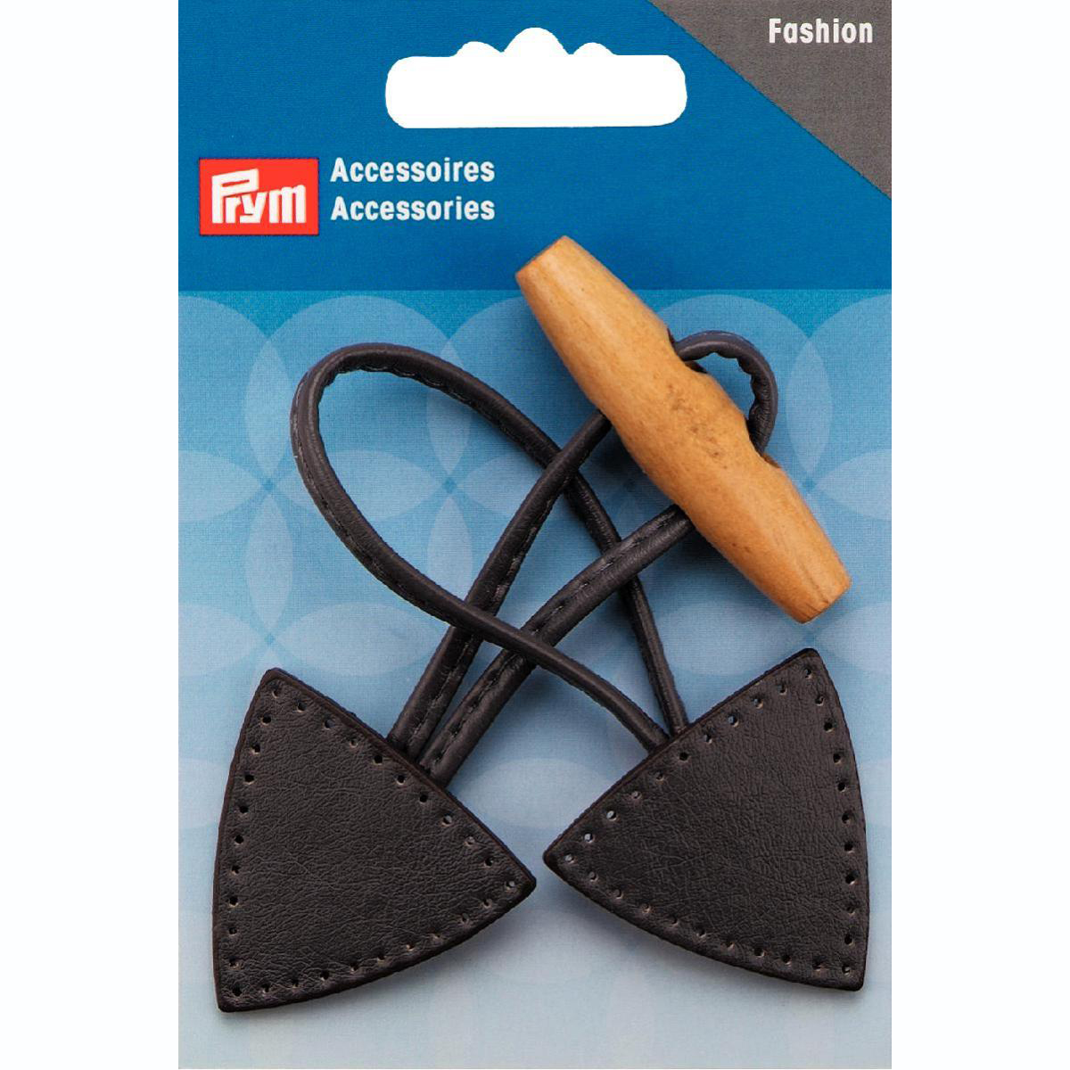 Prym 417716 Sluiting voor duffelcoat 15 x 5 cm anthraciet - Kaart