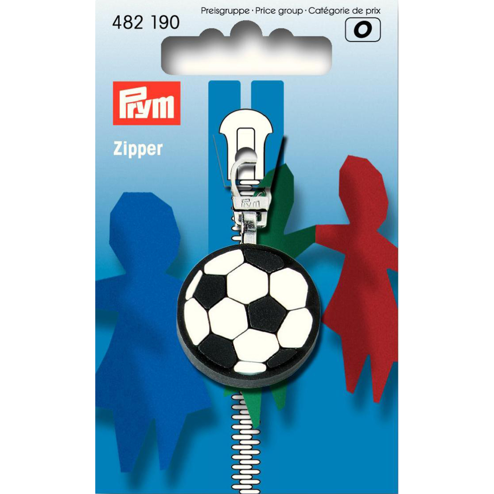 Prym 482190 Fashion-Zipper Voetbal - Kaart
