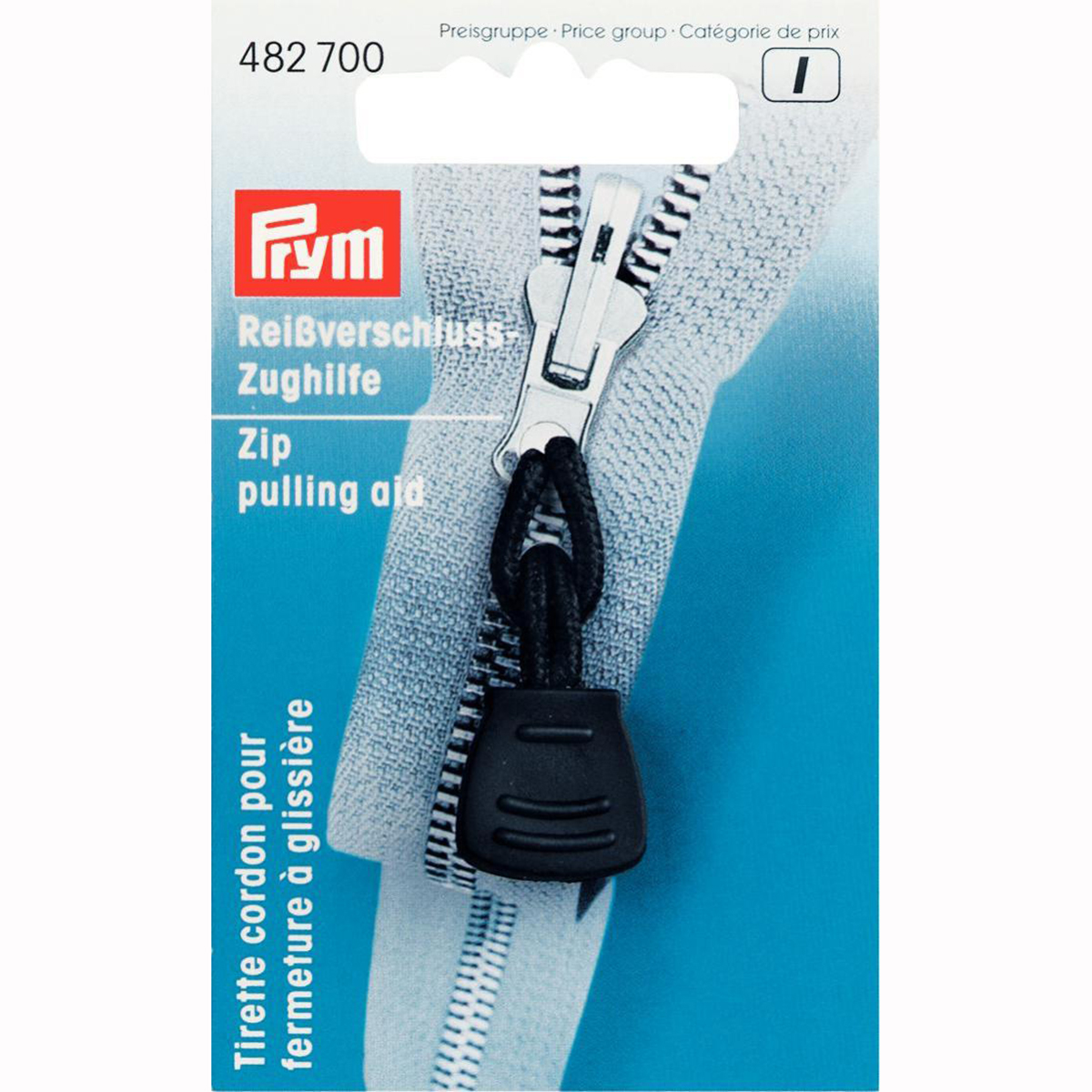Prym 482700 Ritsentrekker-hulp 60mm zwart - Kaart