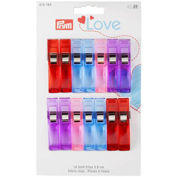 Prym 610183 Prym Love Stof clips 5,5 cm - Kaart