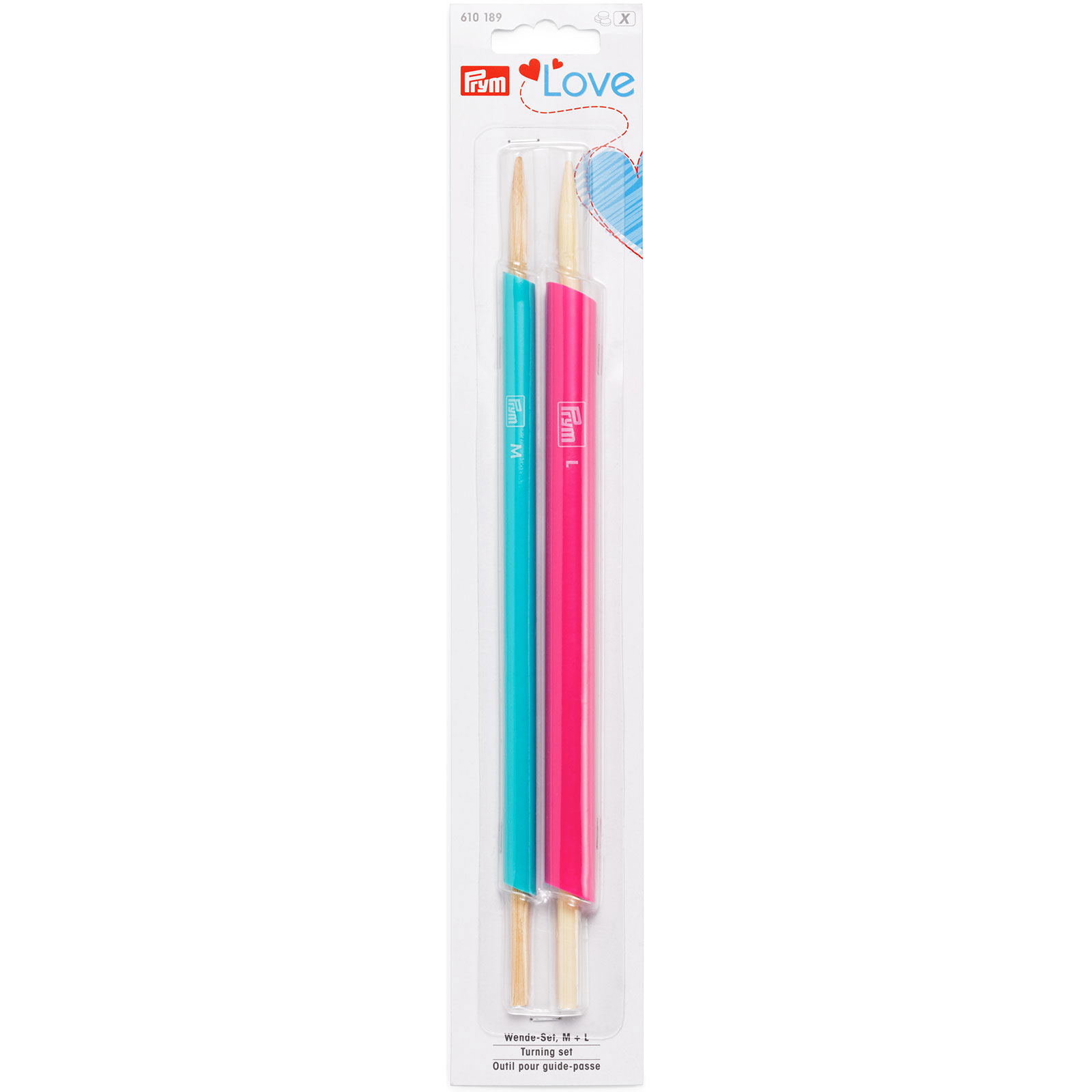 Prym 610189 Prym Love Omkeerset M + L - Kaart