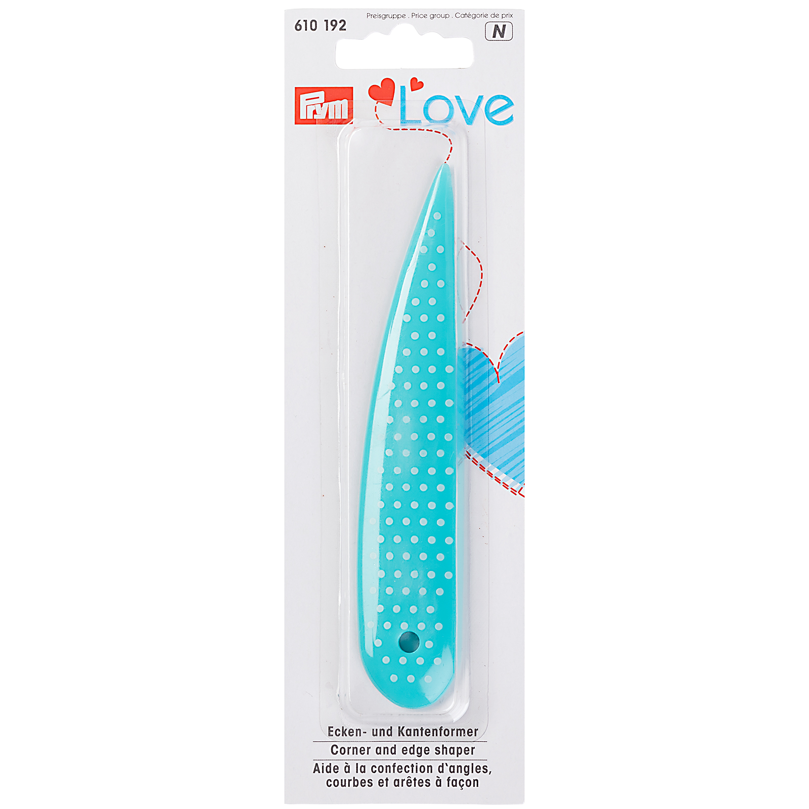 Prym 610192 Prym Love Hoeken- en kantenvormer mint - Kaart