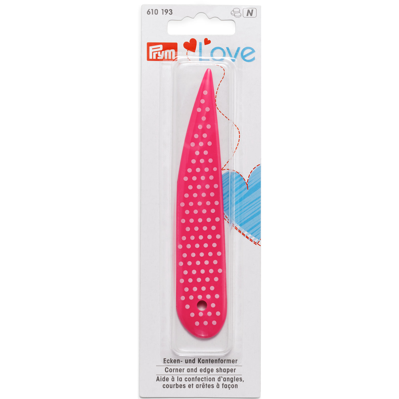 Prym 610193 Prym Love Hoeken- en kantenvormer fuchsia - Kaart