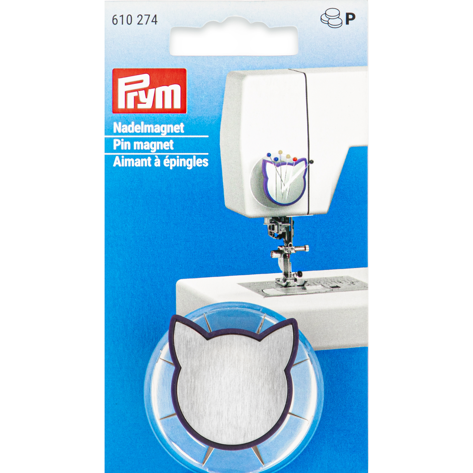 Prym 610274 Naaldenmagneet Kat                  1st - Kaart