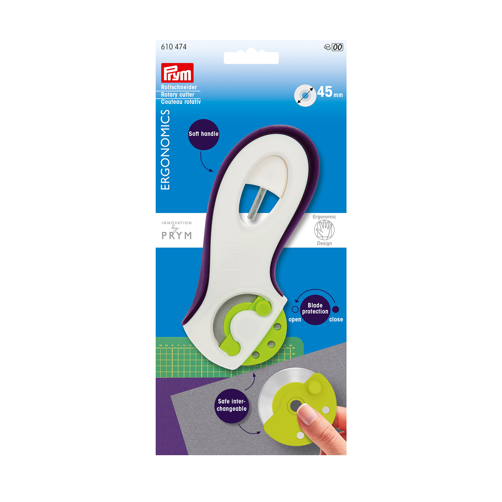 Prym 610474 Rolmes Ergonomics 45 mm - Kaart