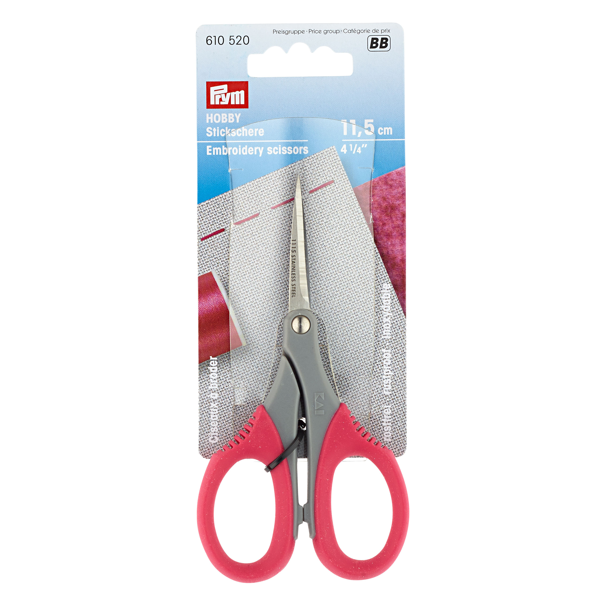 Prym 610520 Hobby Borduurschaar 4 1/4'' 11,5 cm - Kaart