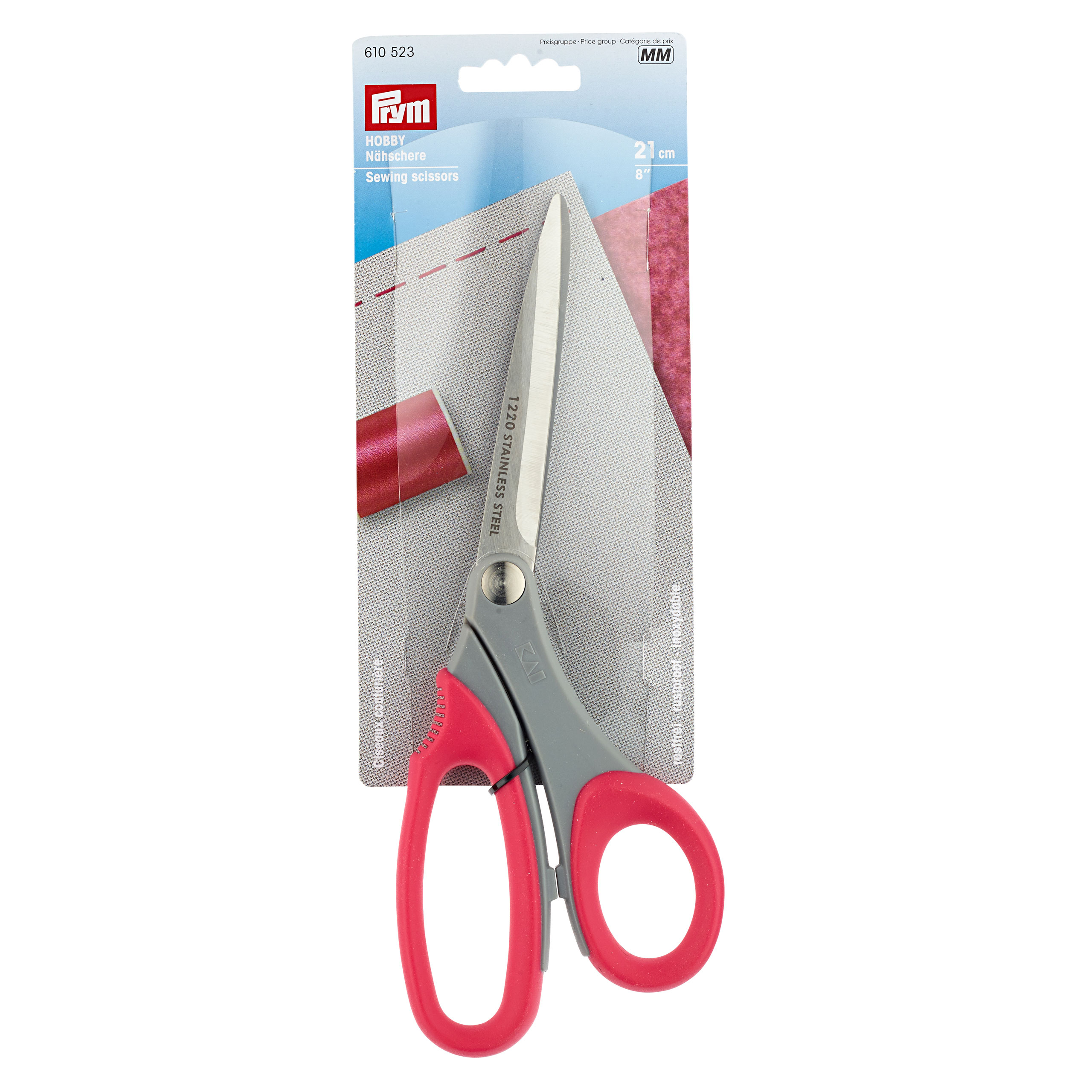 Prym 610523 Hobby Naaischaar 8'' 21 cm - Kaart