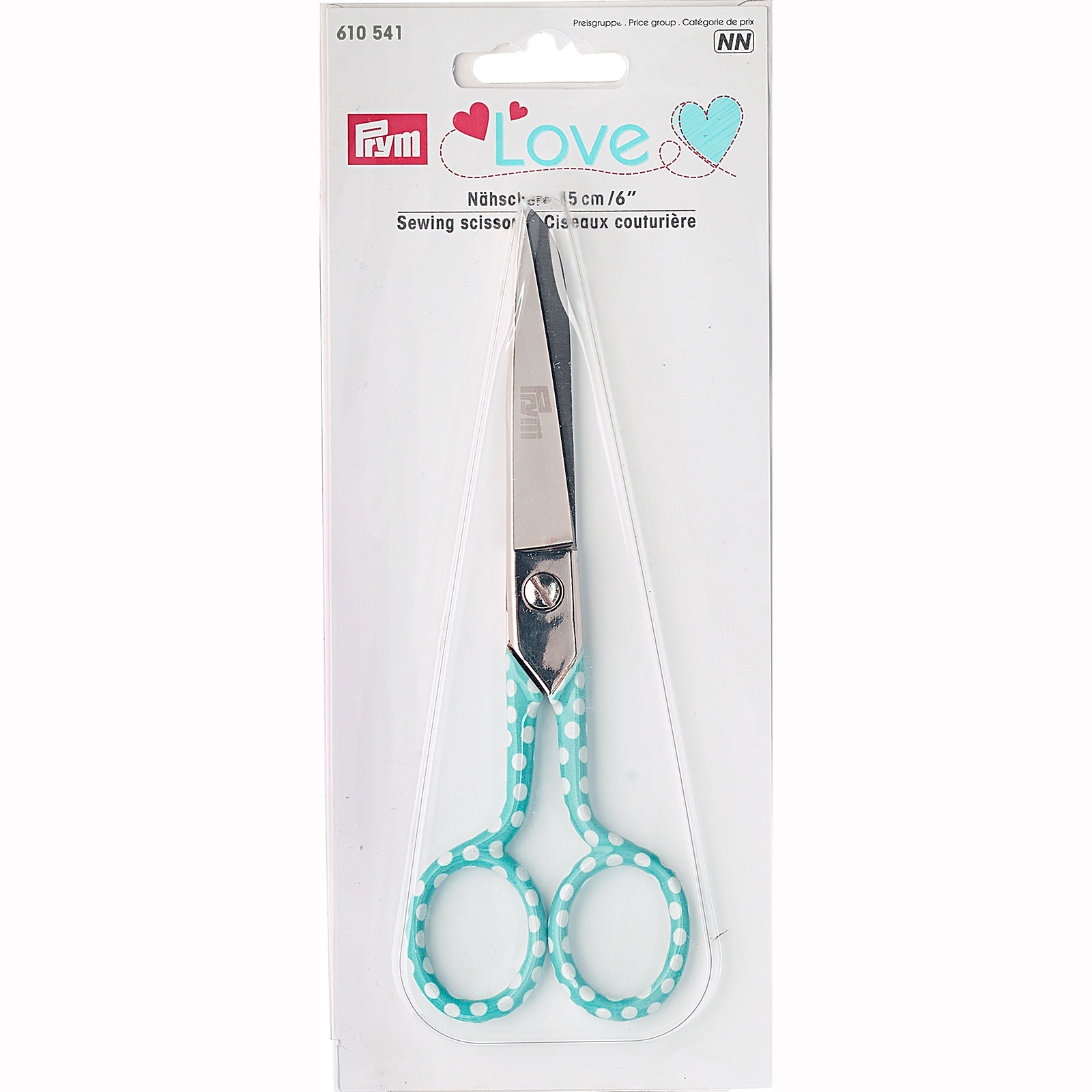 Prym 610541 Prym Love Naaischaar 6'' 15 cm mint - Kaart