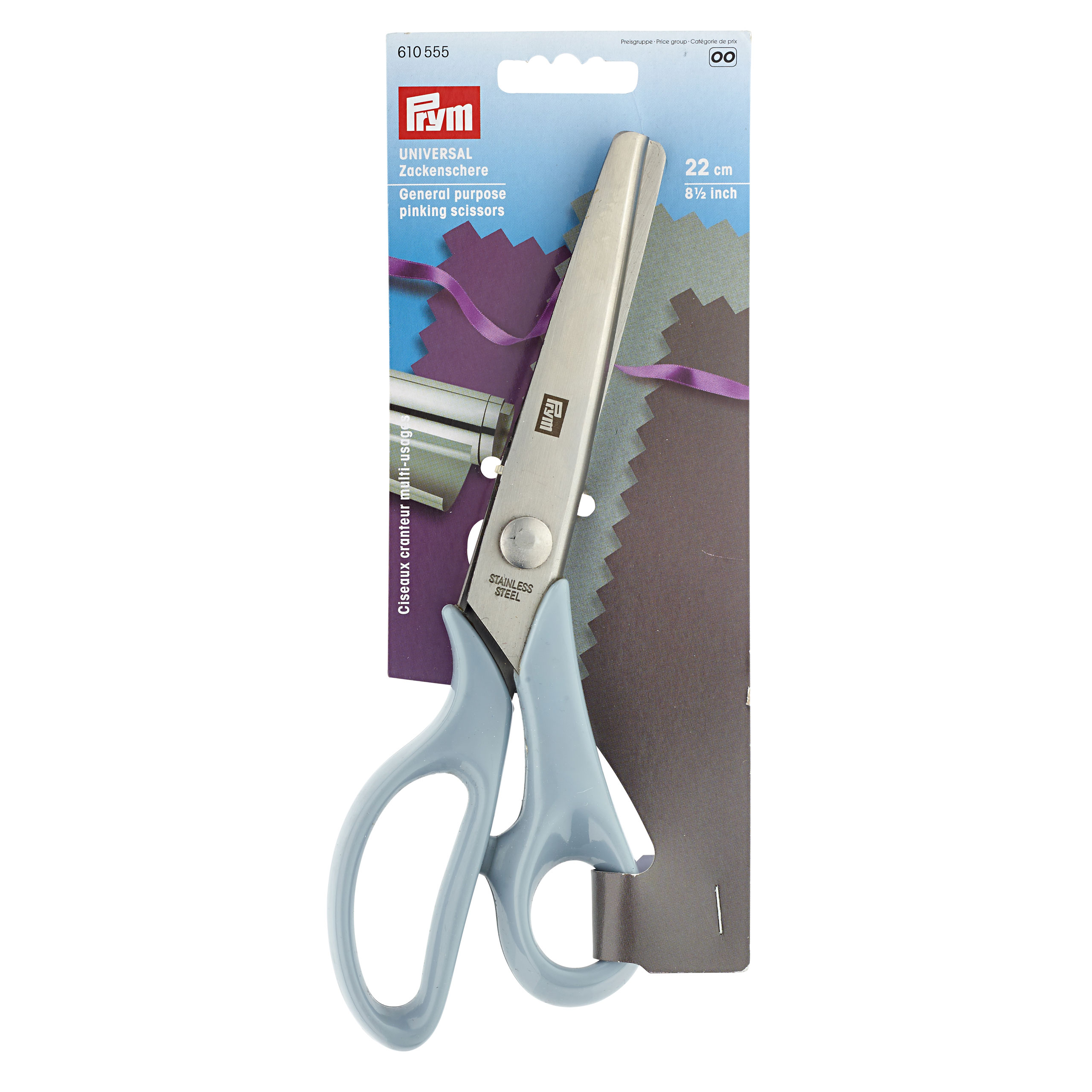 Prym 610555 Universele kartelschaar maakt fraaie snijranden 8 1/2'' 22cm - STUK