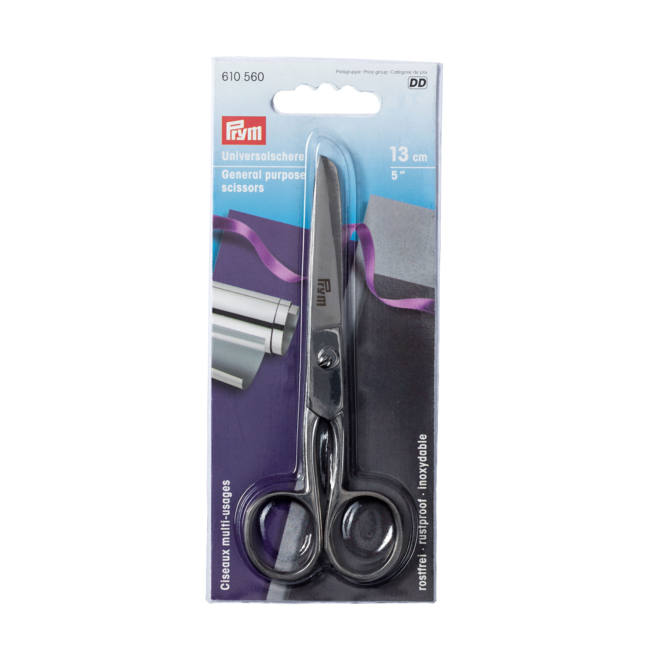 Prym 610560 Universele schaar volstaal 5'' 13 cm - Kaart