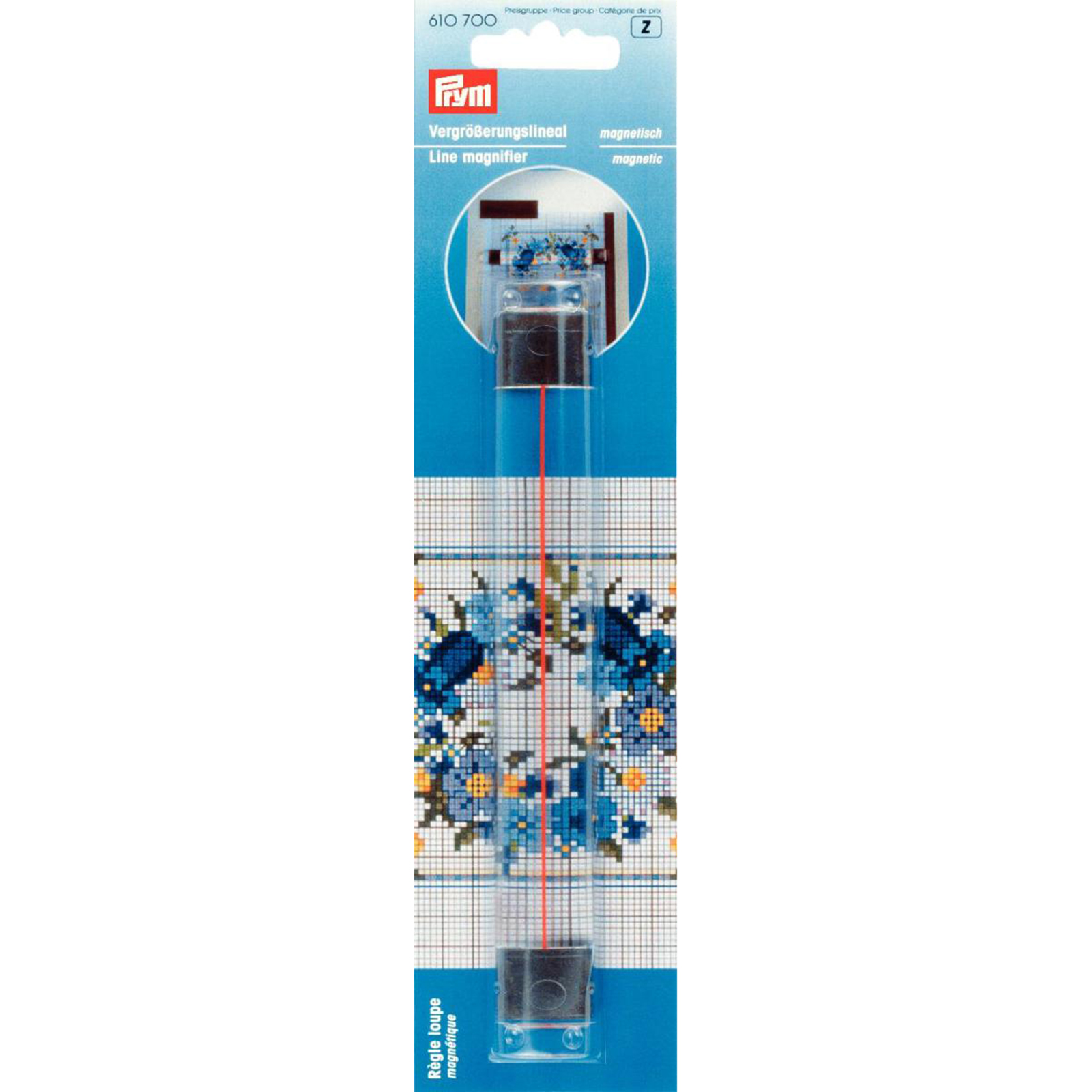 Prym 610700 Magnetische vergrootlat - Kaart