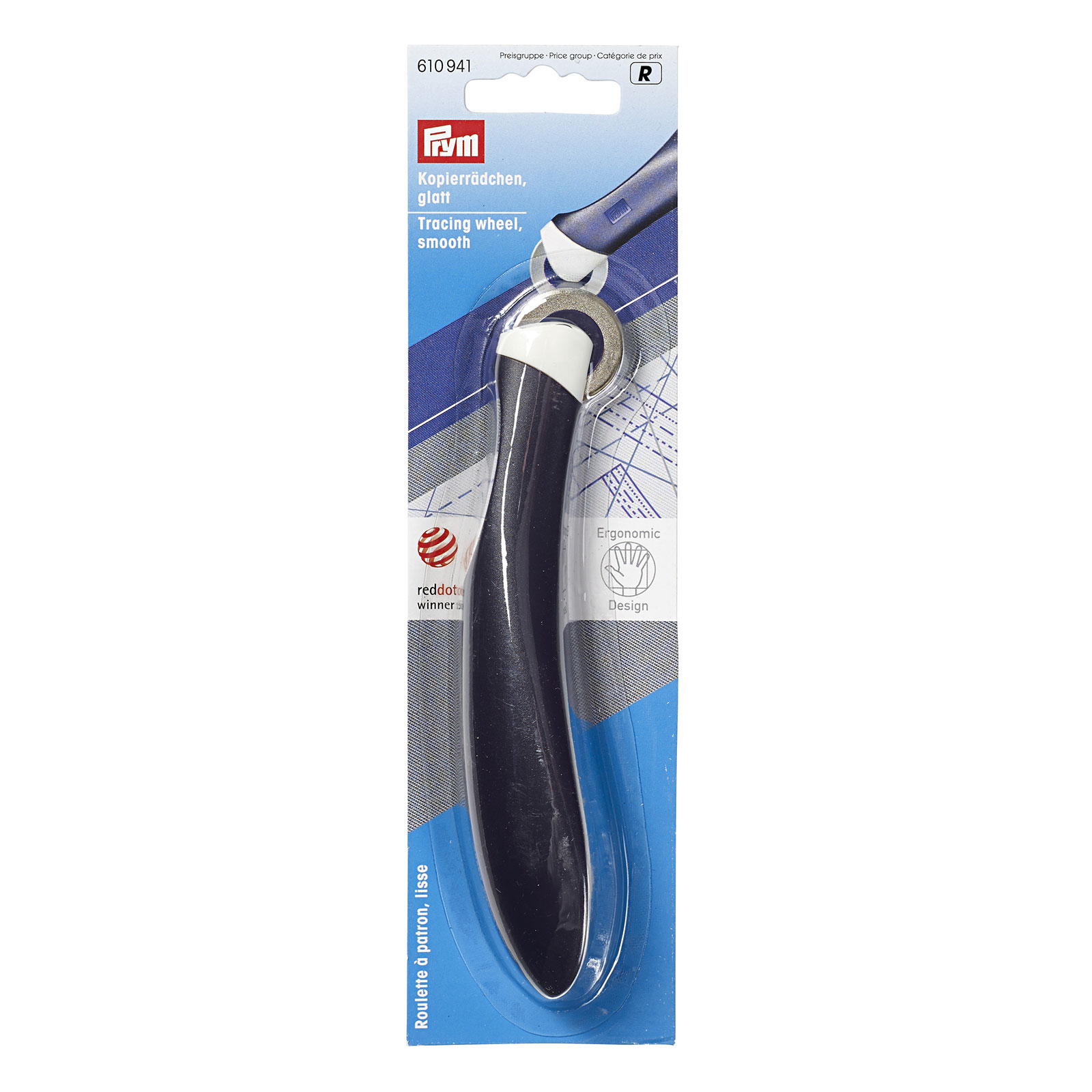 Prym 610941 Radeerwieltje glad ergonomic - Kaart