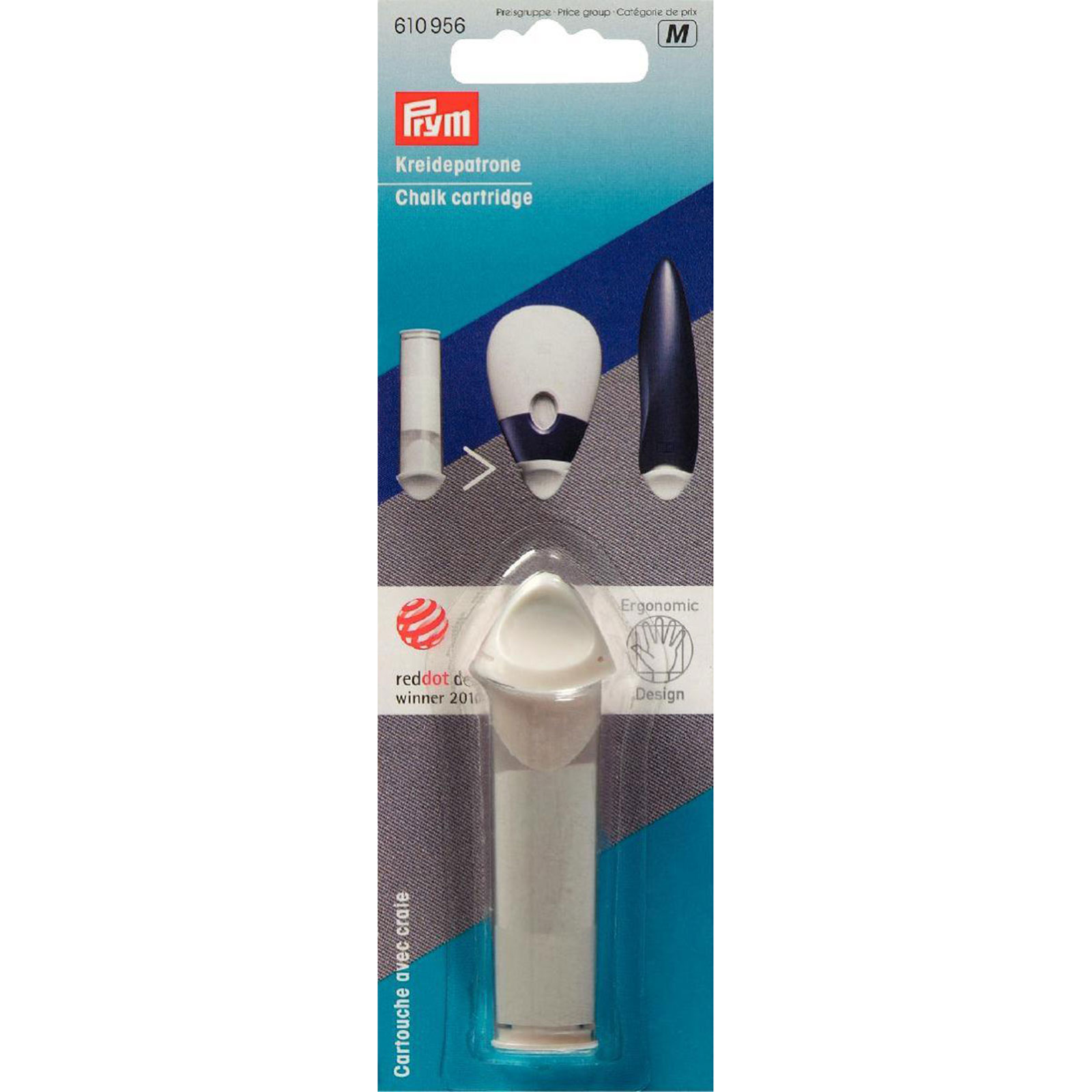Prym 610956 Krijtpatroon wit ergonomic - Kaart