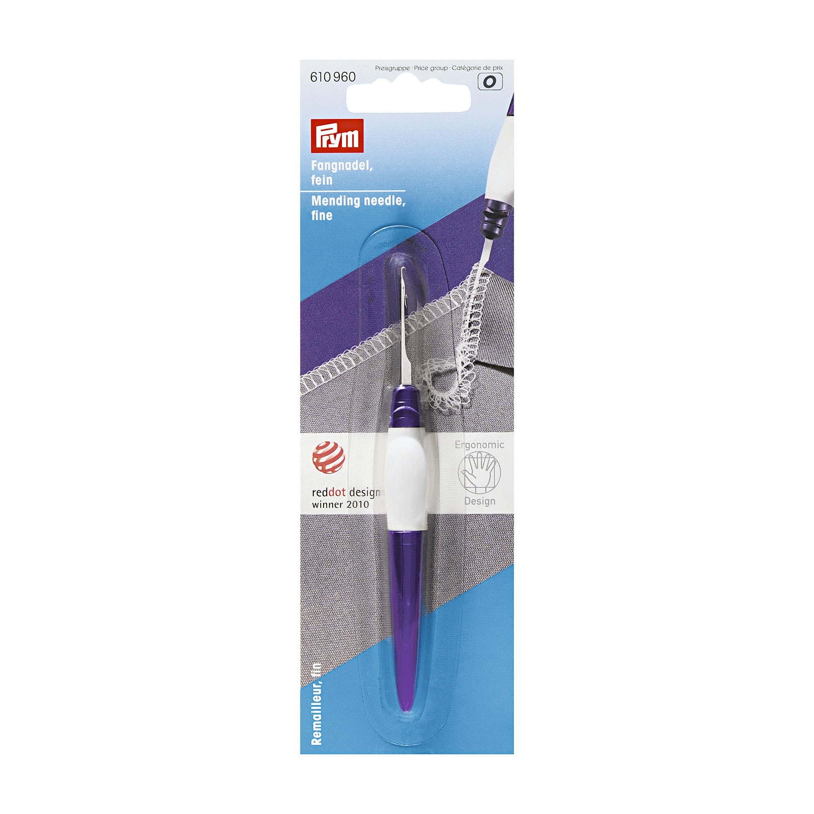 Prym 610960 Tongnaald fijn ergonomic - Kaart