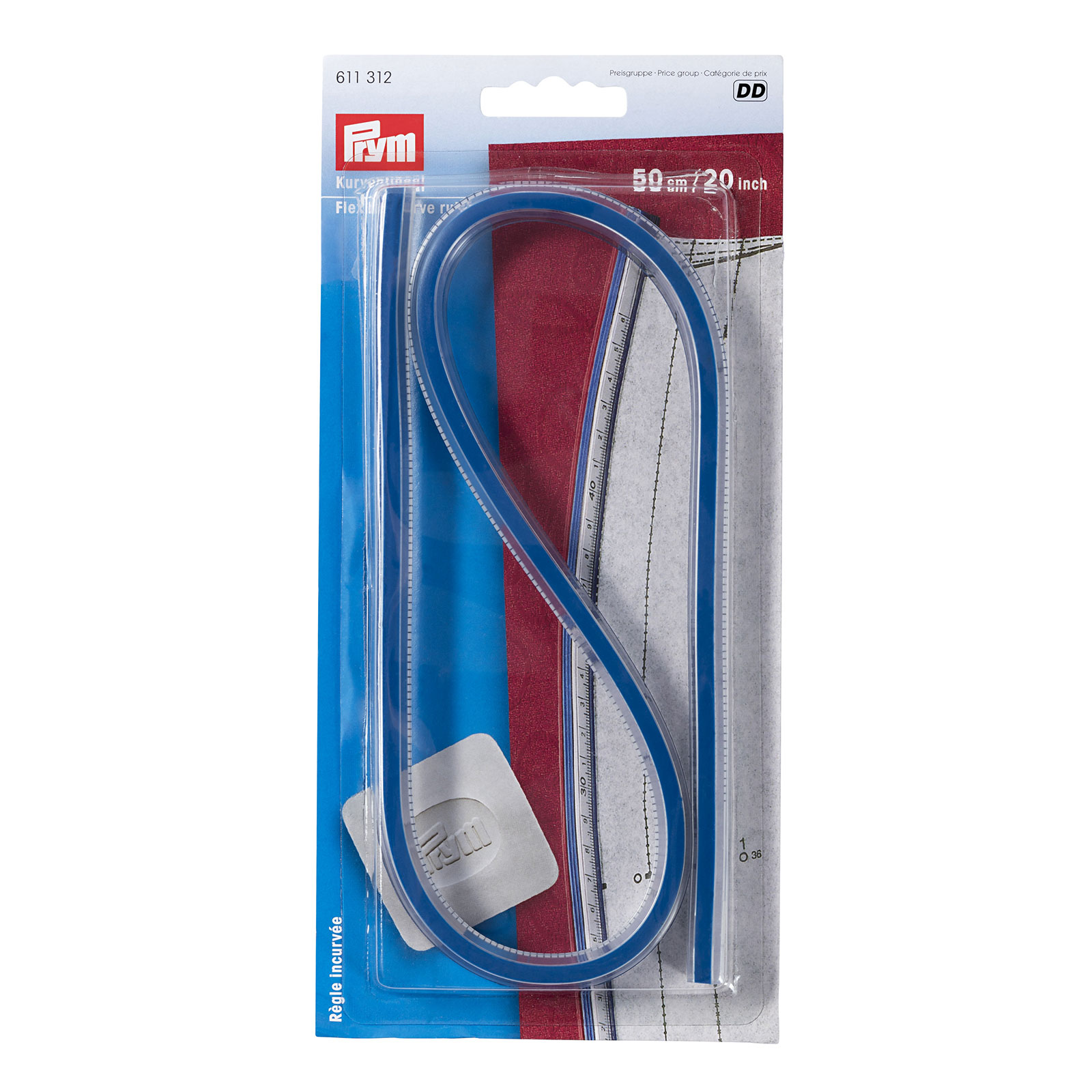Prym 611312 Boogliniaal flexibel 50 cm / 20 inch - Kaart