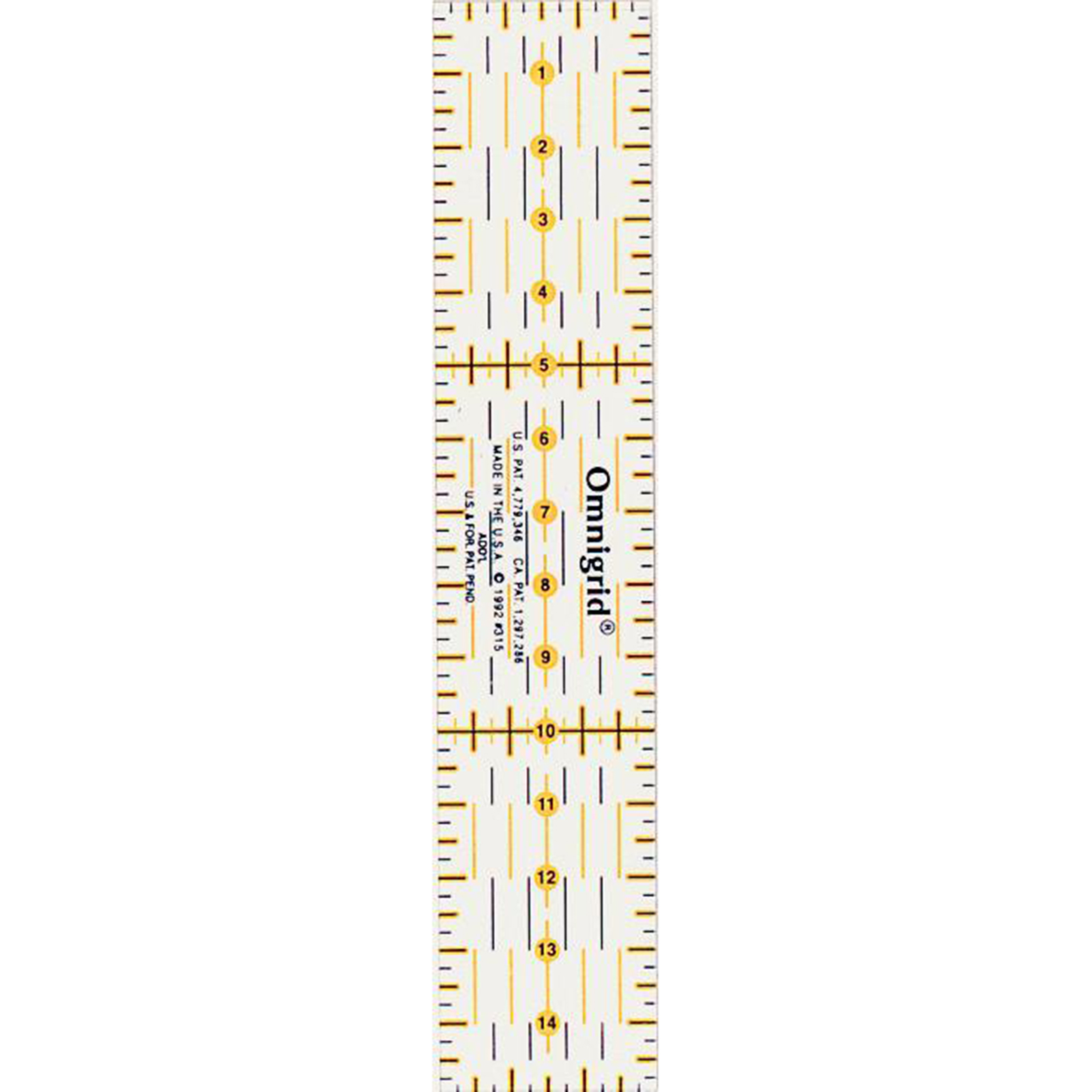 Prym 611317 Universele liniaal 3 x 15 cm Omnigrid - STUK