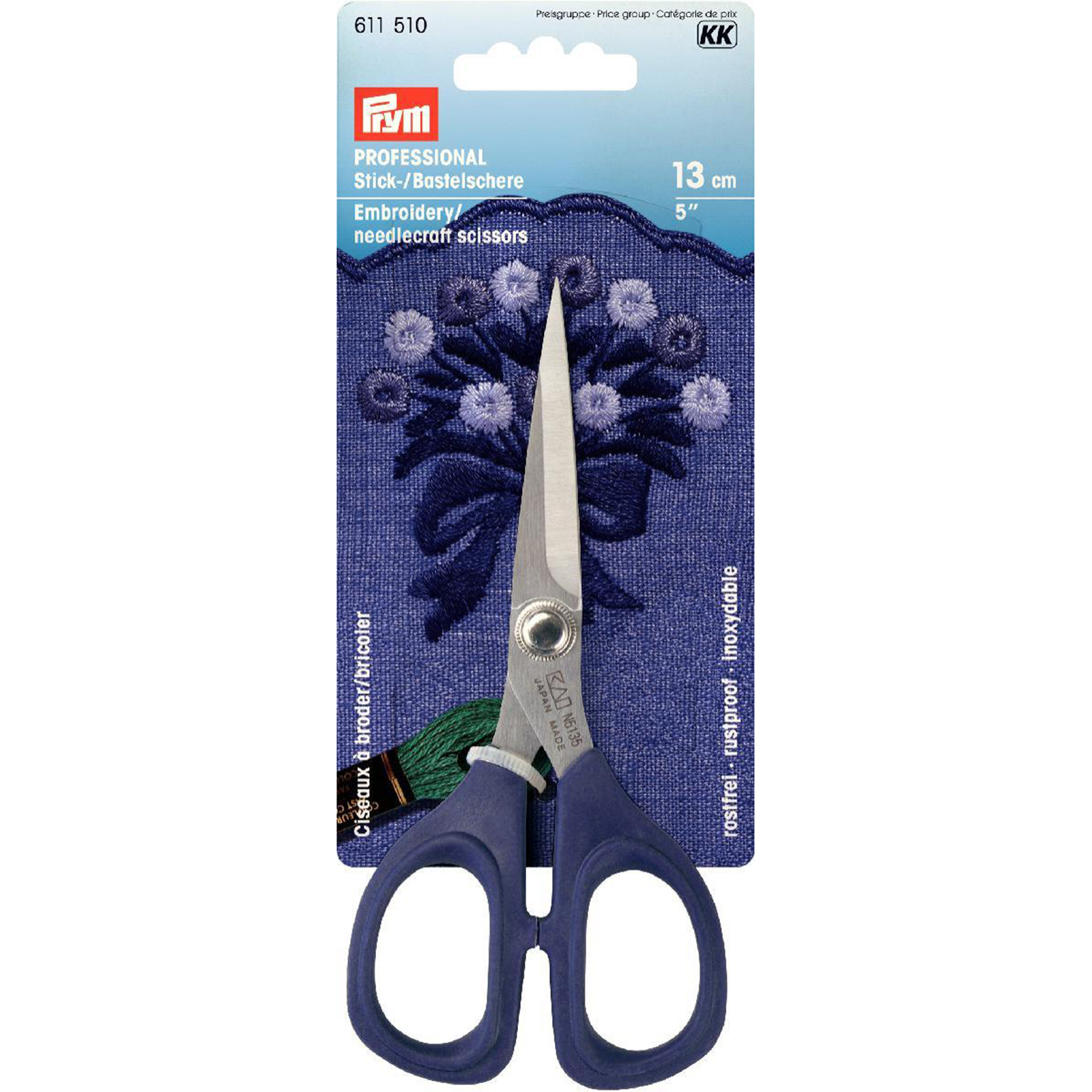 Prym 611510 Professional Borduur-/Knutselschaar ST 5'' 13 cm - Kaart