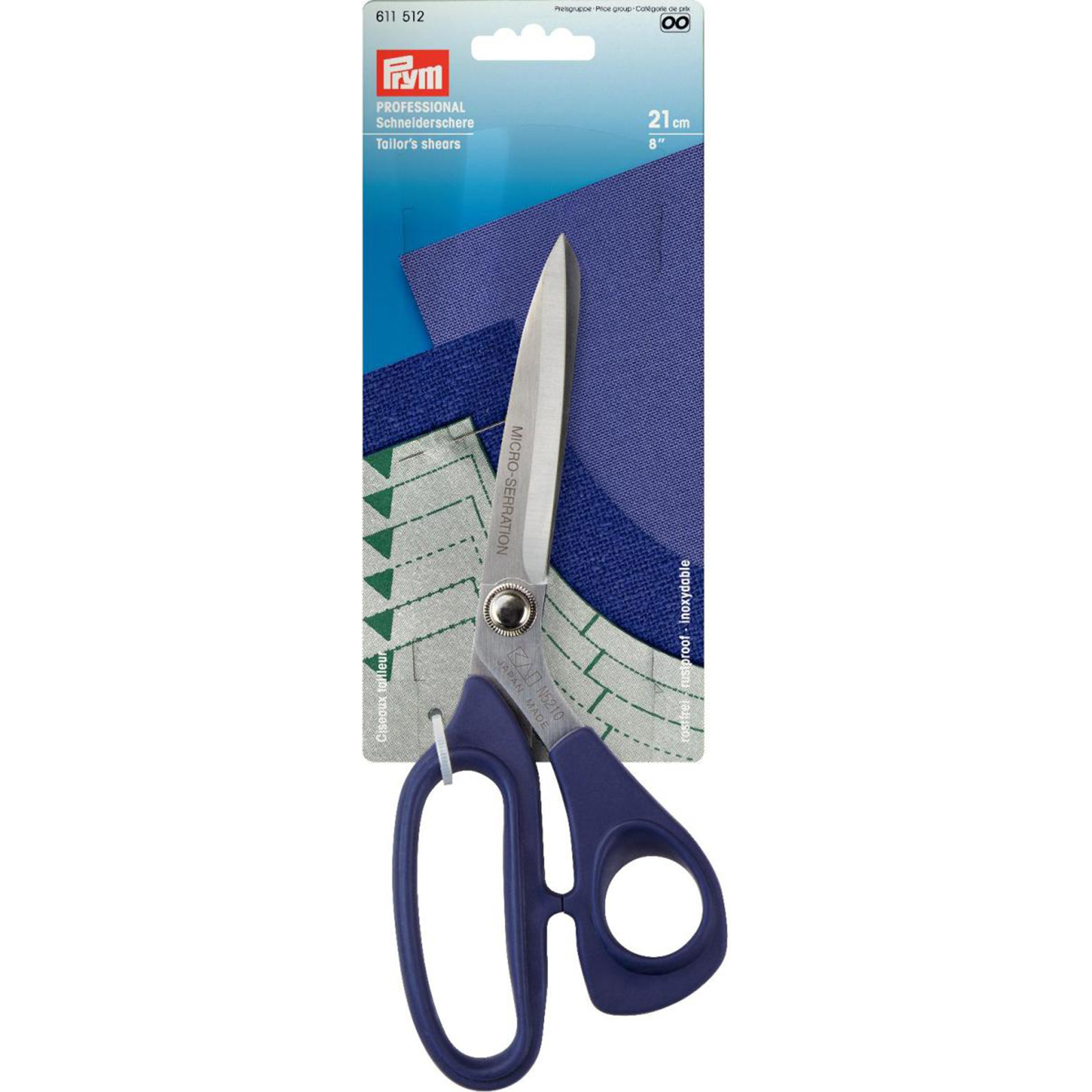Prym 611512 Professional Naaistersschaar ST 8'' 21 cm - Kaart