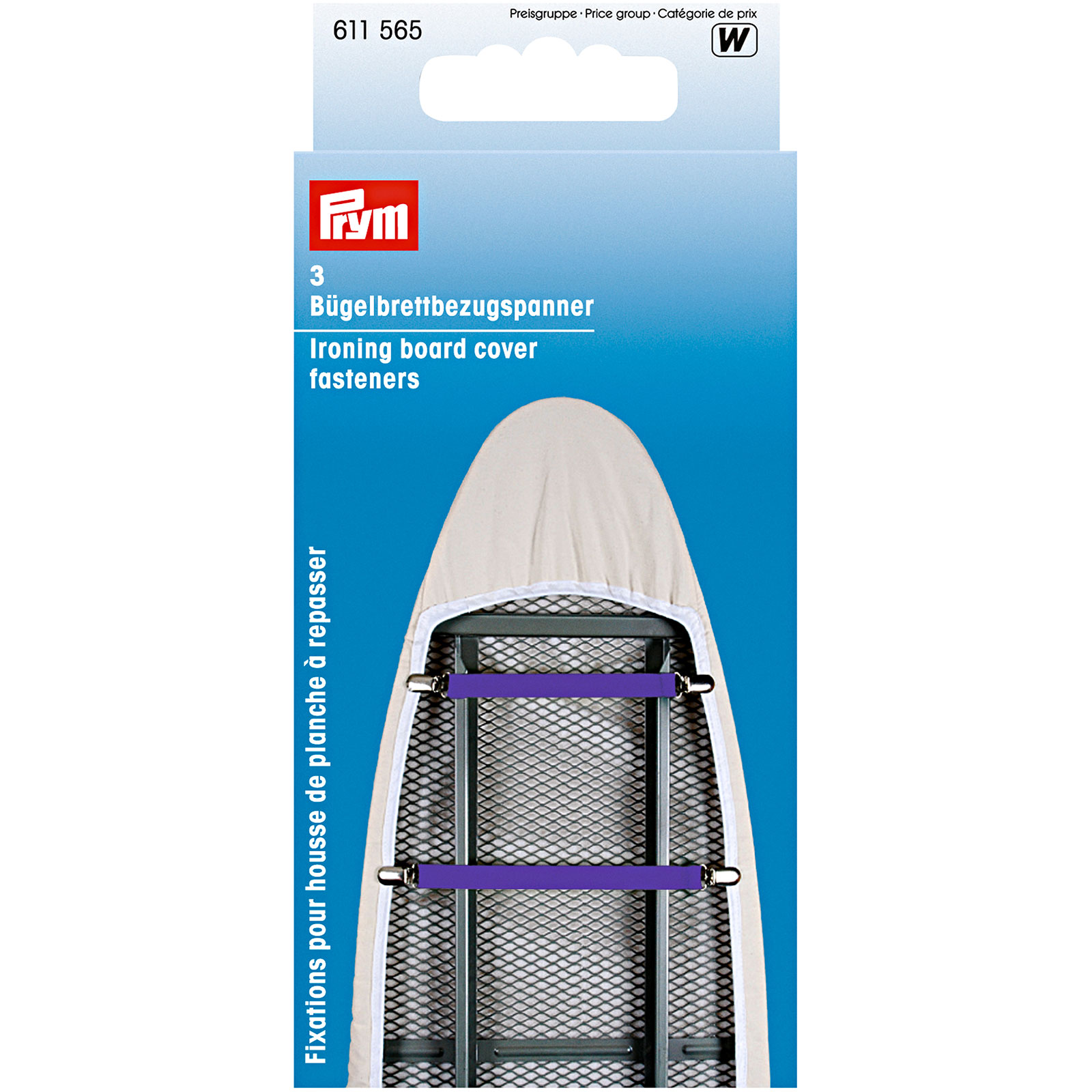 Prym 611565 Strijkplankhoesspanners - Kaart